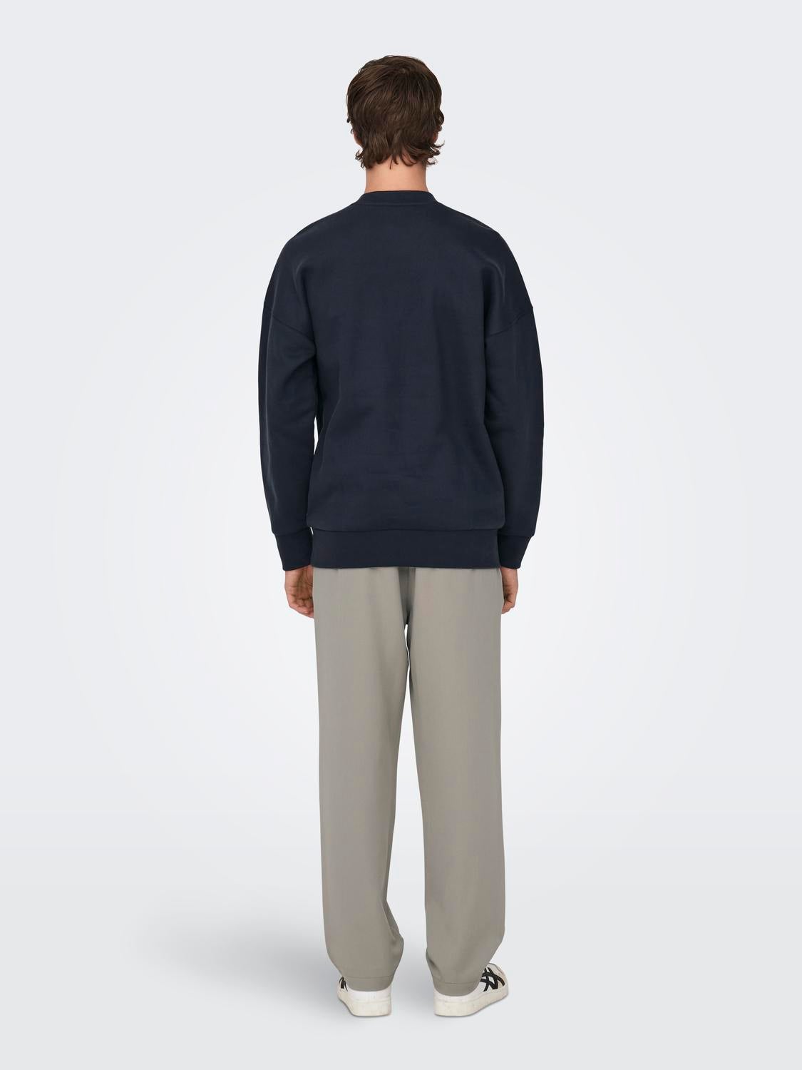 ONSDAN Sweatshirt | Dark Blue | ONLY & SONS® ONSDAN Sweatshirt | Dark Blue | ONLY & SONS®