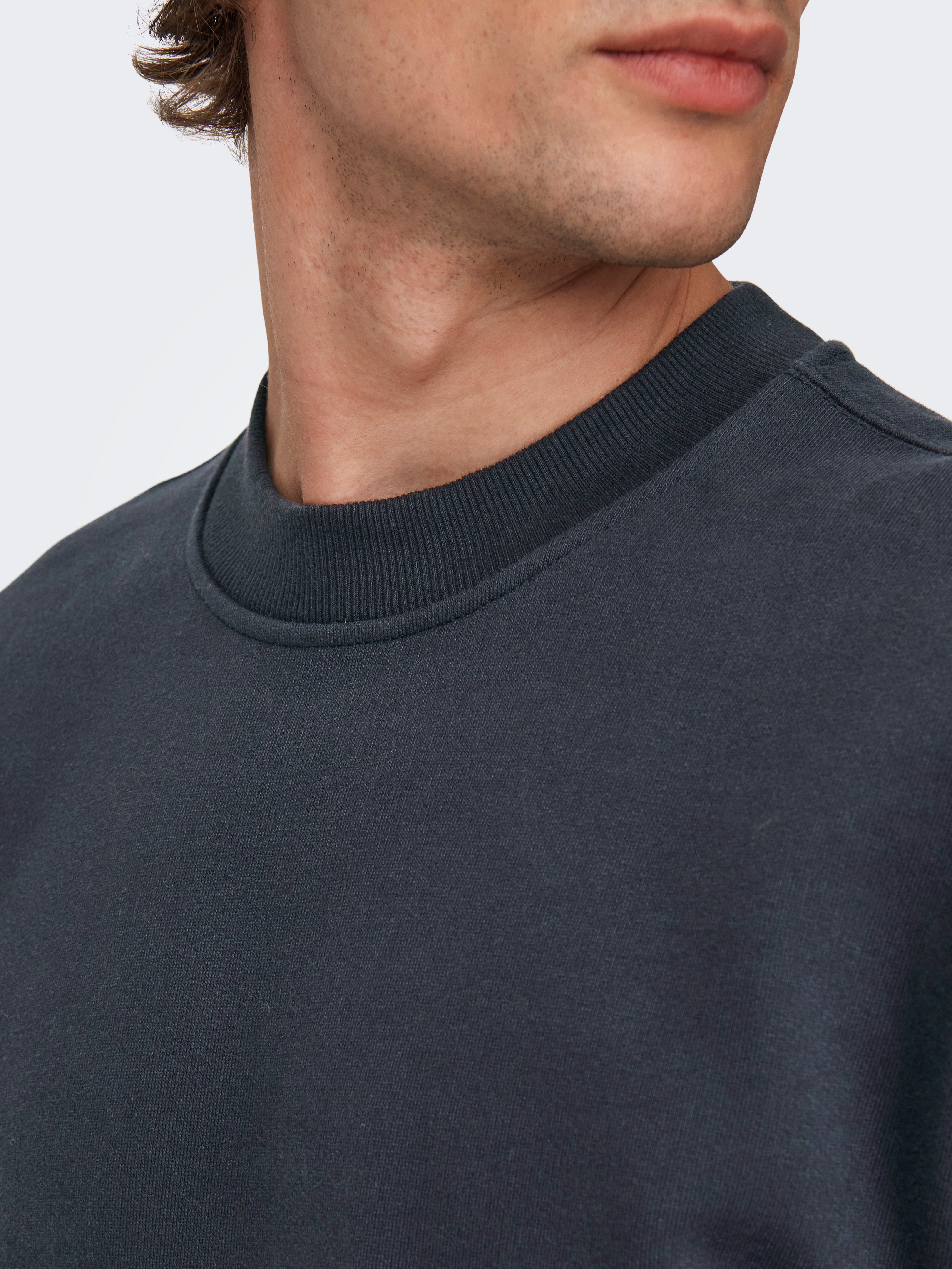 スウェット・トレーナー COVERNAT C Logo Dying Man to Man Dark Navy MUSINSA | COVERNAT C Logo Sweatshirt Navy