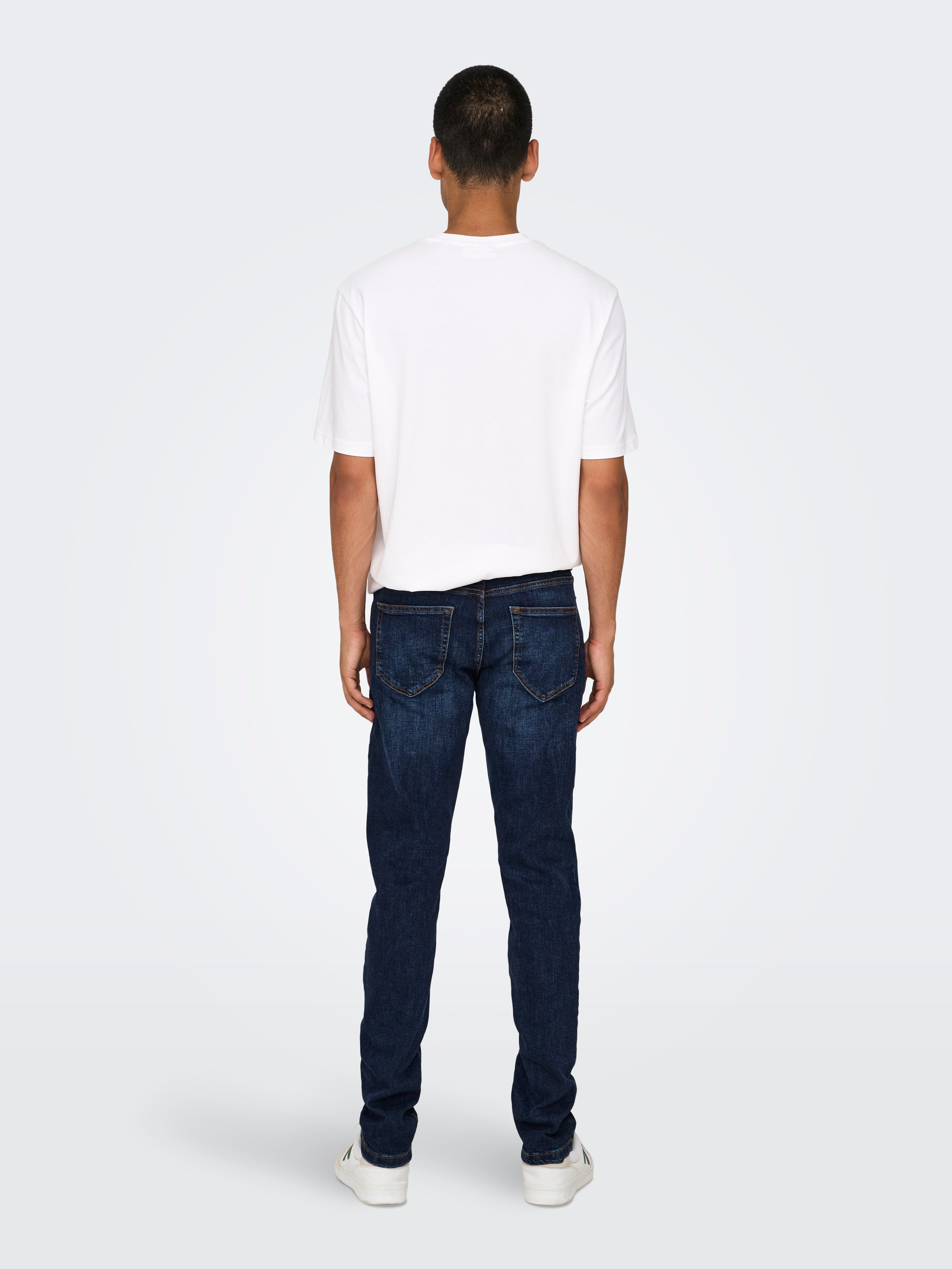SHIPS any: ノーカラー デニム ブルゾン［SHIPS any DENIM
