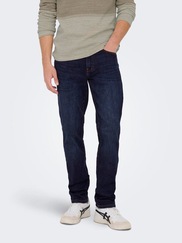 ONLY & SONS ONSWEFT REG.DARKBLUE 6752 DNM JEANS NOOS - 22026752