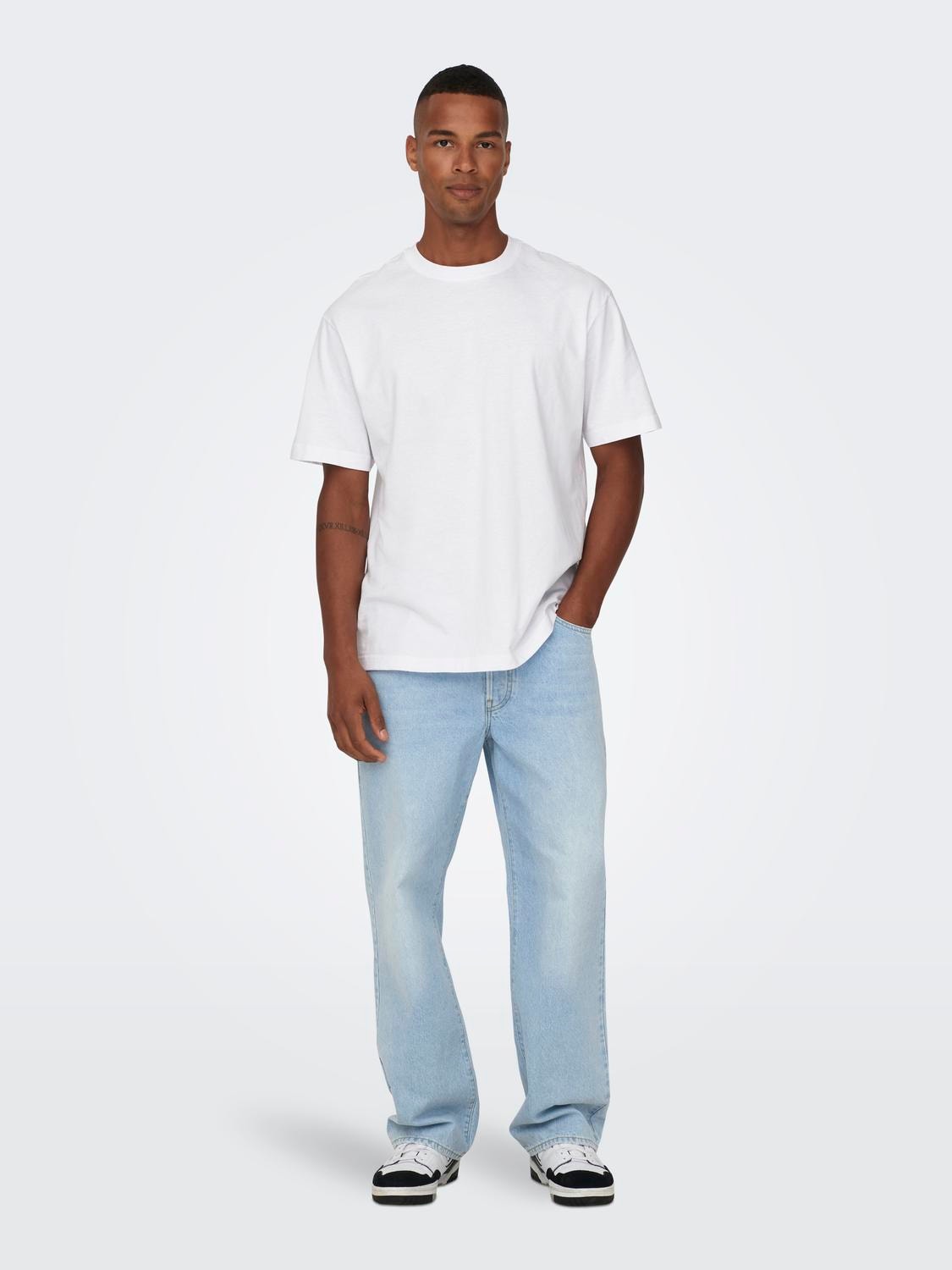 ONLY & SONS Jeans Loose Fit -Light Blue Denim - 22026780