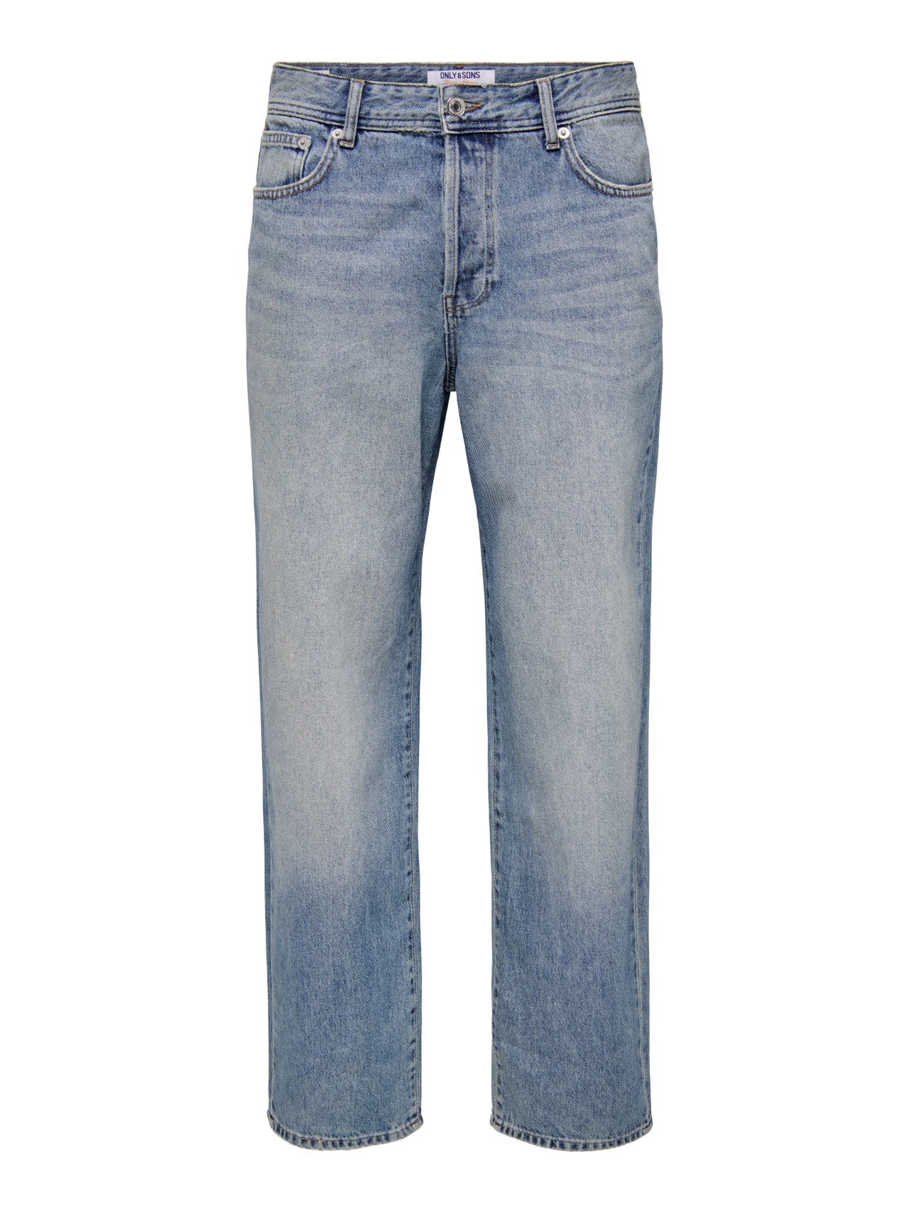 ONLY & SONS Loose fit Jeans -Medium Blue Denim - 22026781