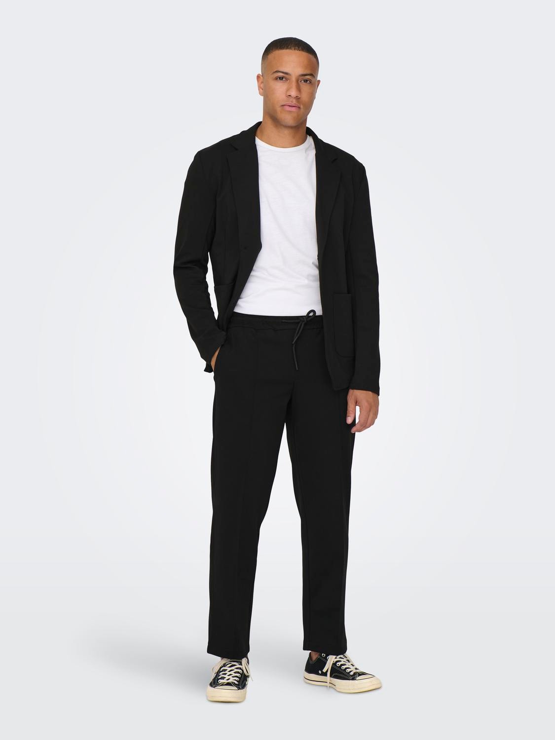 ONLY & SONS Comfort fit blazer -Black - 22026792