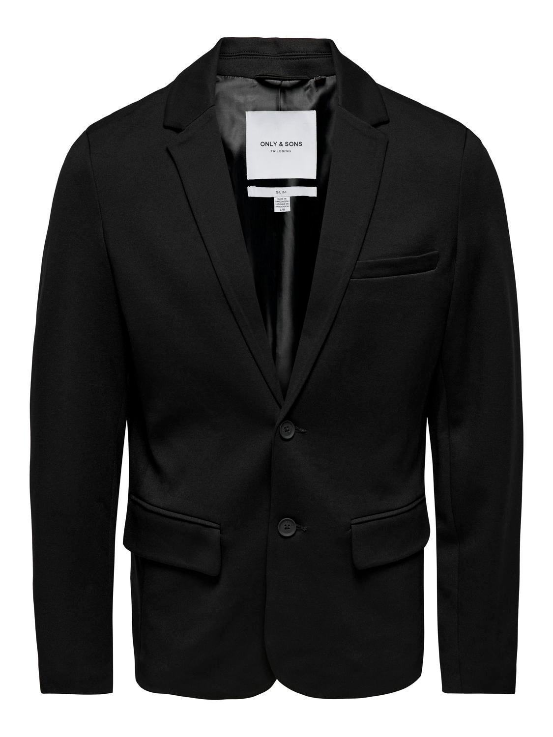 ONLY & SONS Regular fit blazer -Black - 22026839