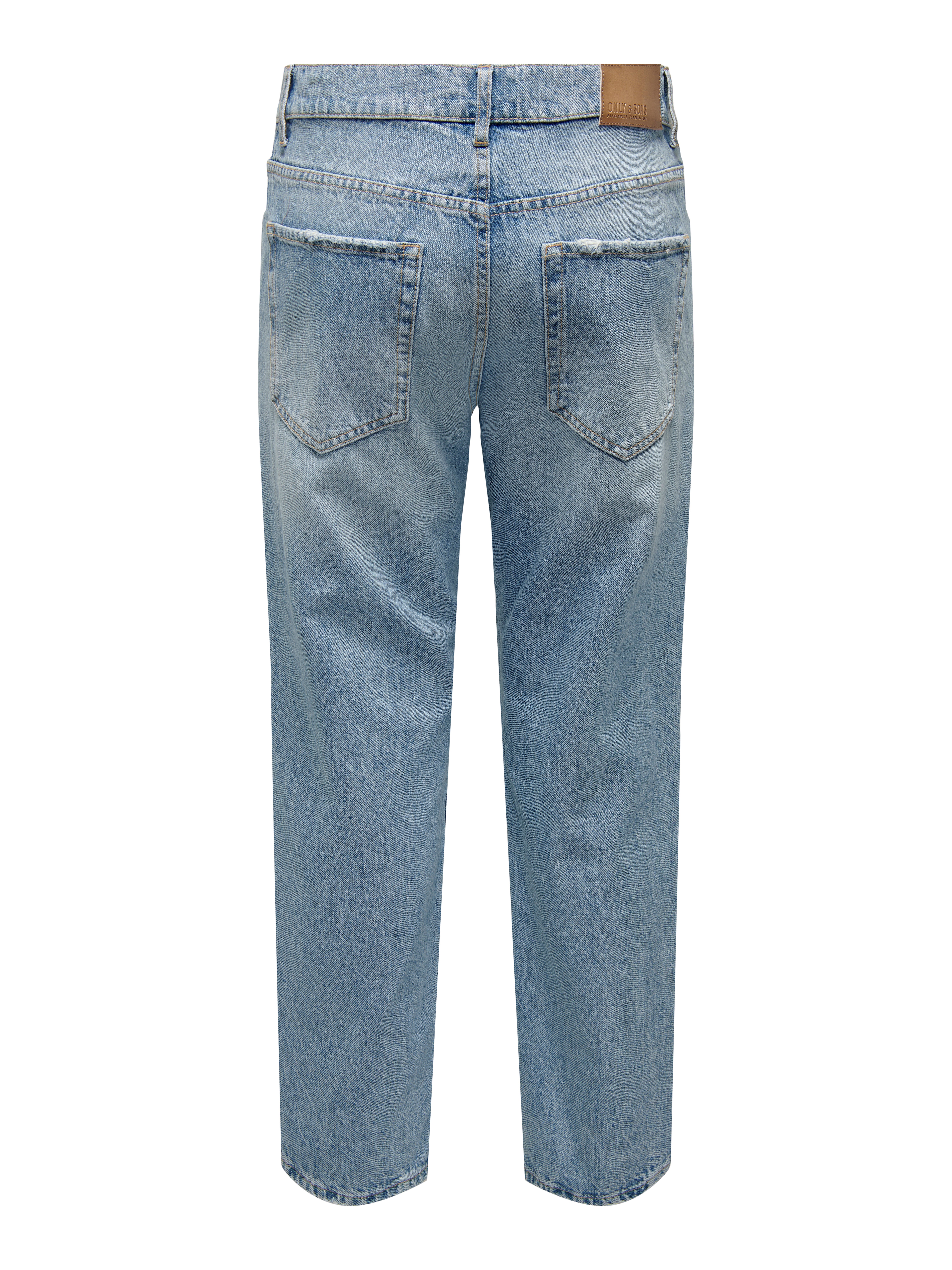 ONSEDGE Mid rise Straight Fit Jeans | Light Blue | ONLY & SONS®