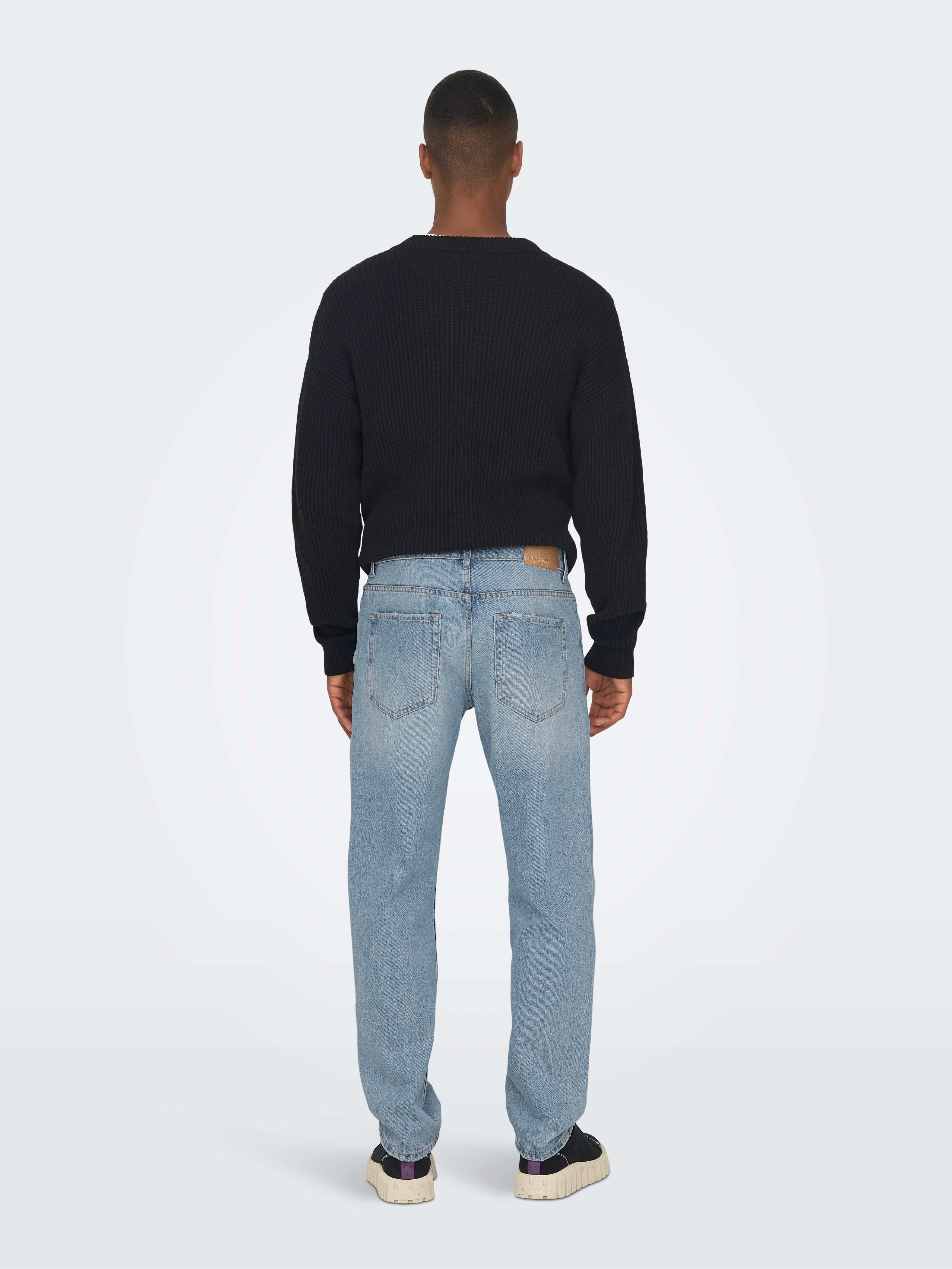 ONSEDGE Średni stan Krój prosty Jeans | Light Blue | ONLY