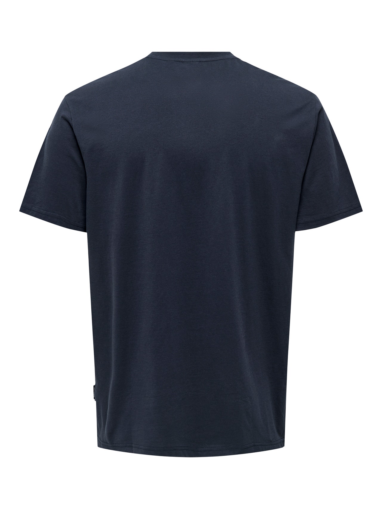 ONLY & SONS O-neck t-shirt with print -Dark Navy - 22027005