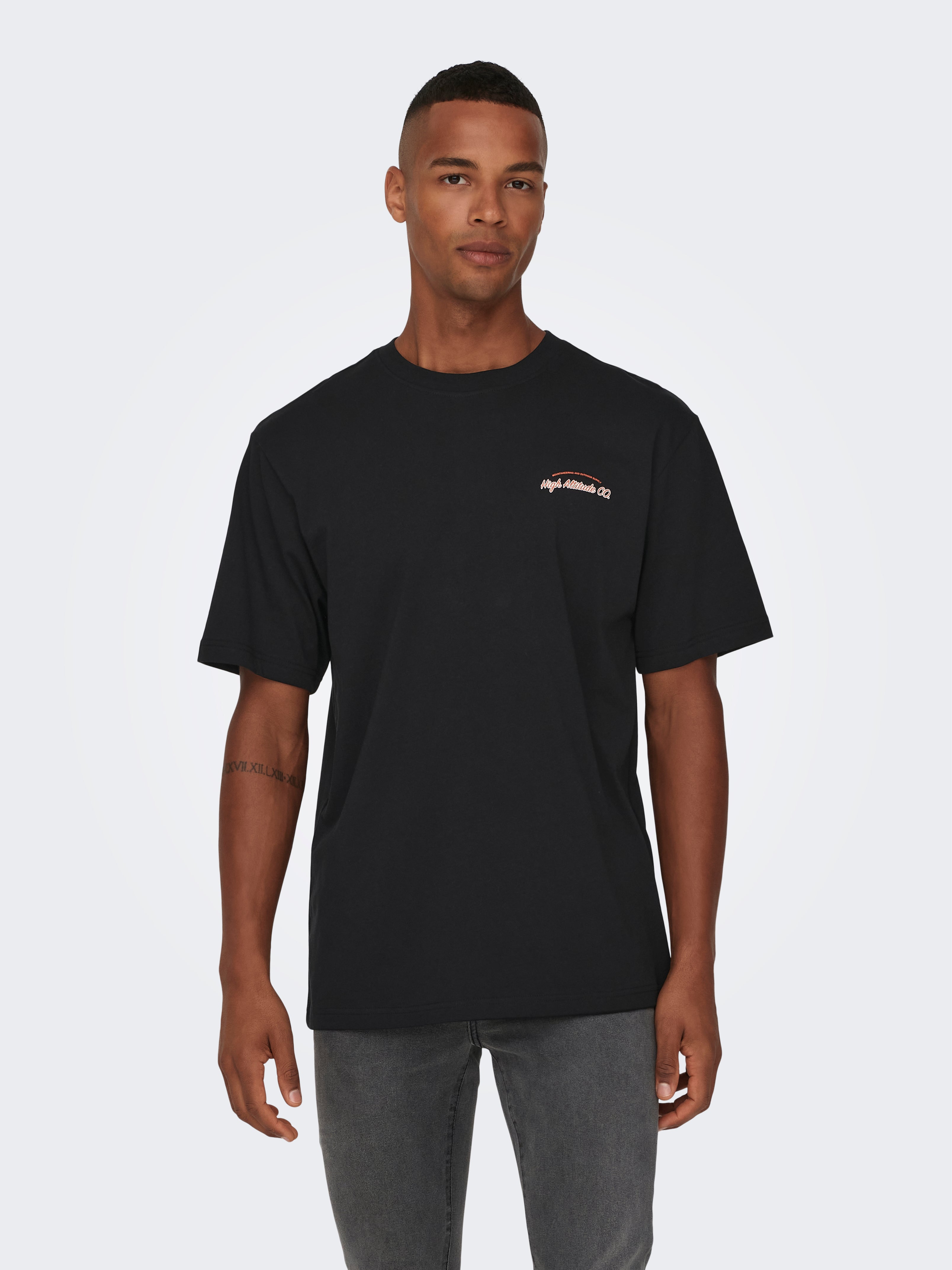 サルせーション salsation Oversized tshirt Mサイズ ONSMILLENIUM T-shirt | Black | ONLY & SONS®