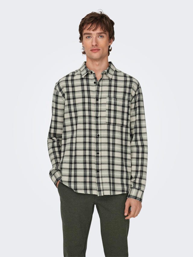 ONLY & SONS Relaxed Fit Shirt collar Shirt - 22027325