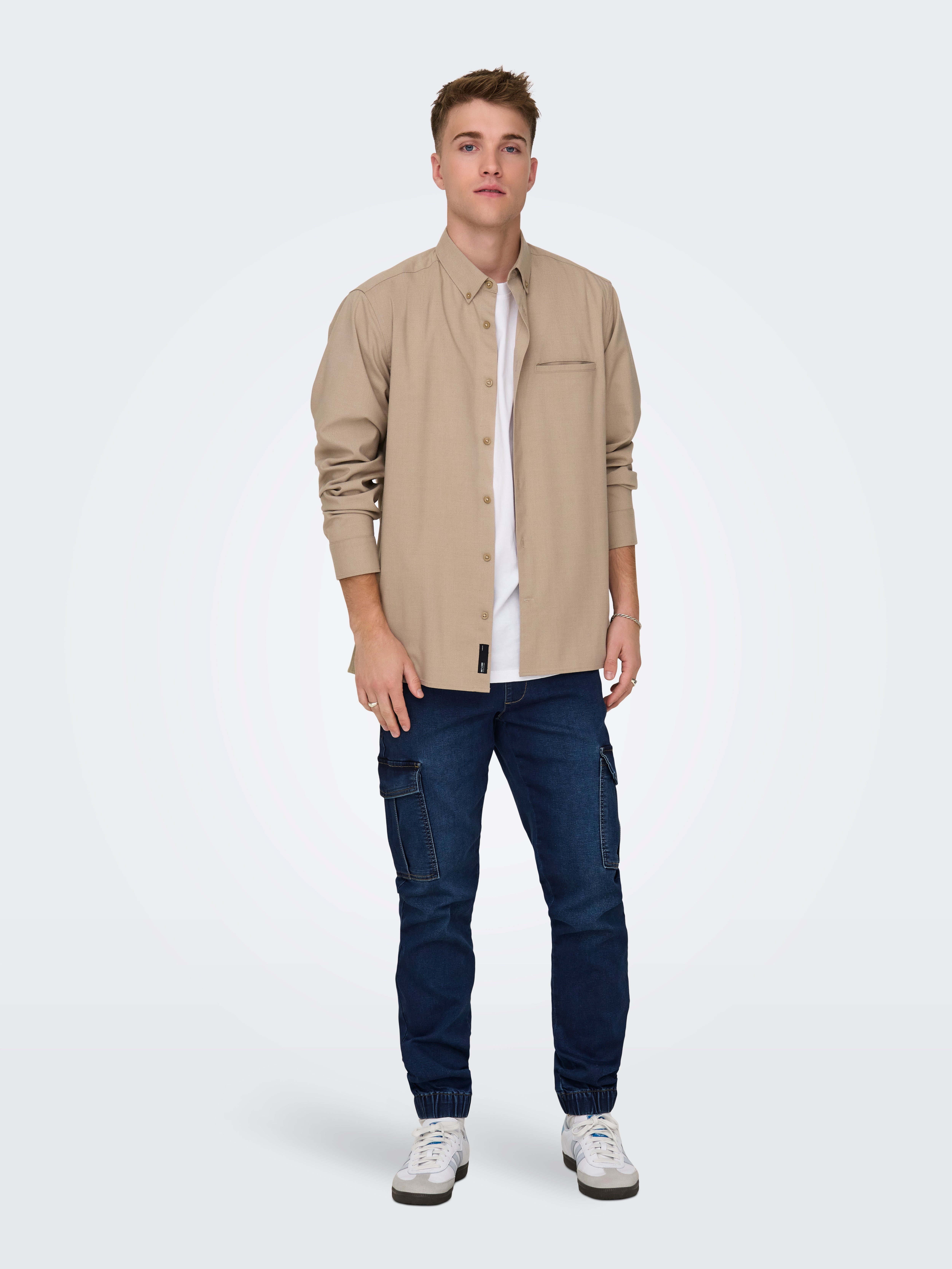 【YOURNUS】Faded Siwa Cargo Denim AVAILABLE✓ Faded Cargo Denim - 9**tk Heavy-washed and hard