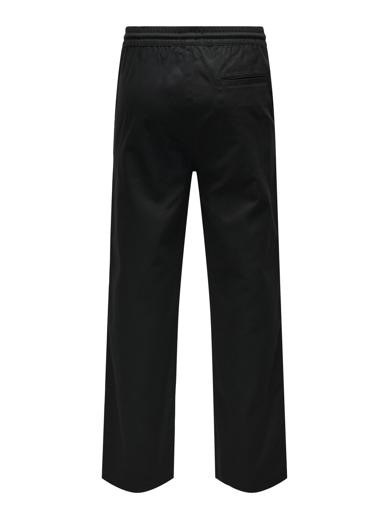ONLY & SONS Loose Fit Trousers -Black - 22027416