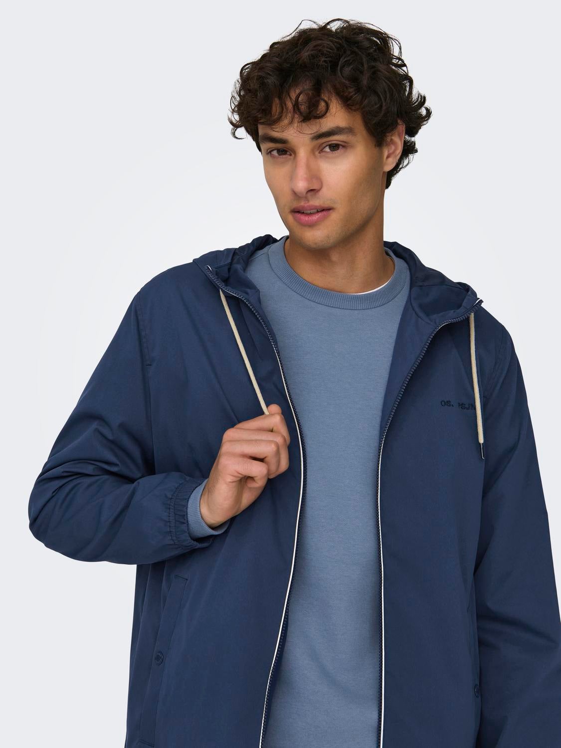 Hood with string regulation Jacket | Dark Blue | ONLY & SONS®