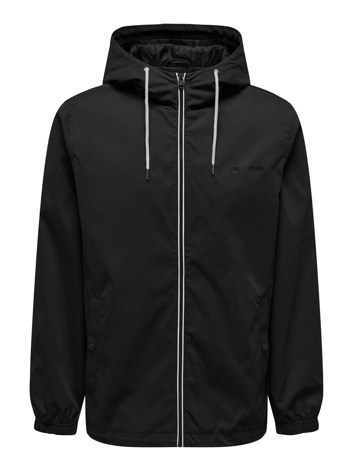 Hood with string regulation Jacket | Black | ONLY & SONS®
