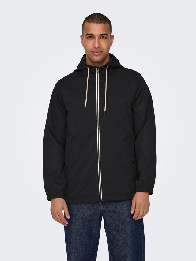 ONLY & SONS Hood with string regulation Jacket - 22027439