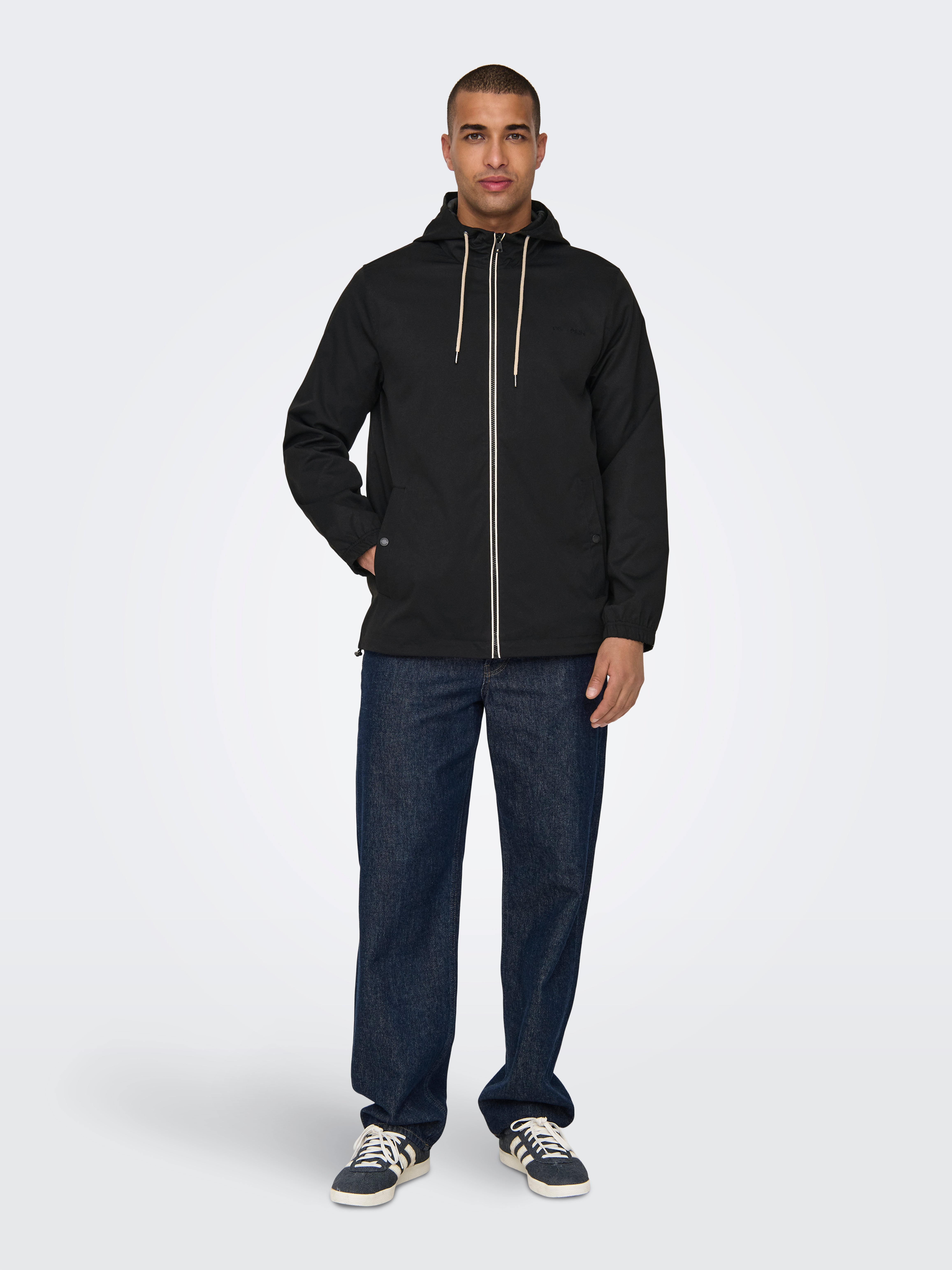 【BAON】Lohendi Two-Way String Hood Field Jacket Drawstring Water-Resistant Hooded Jacket | lululemon Hong