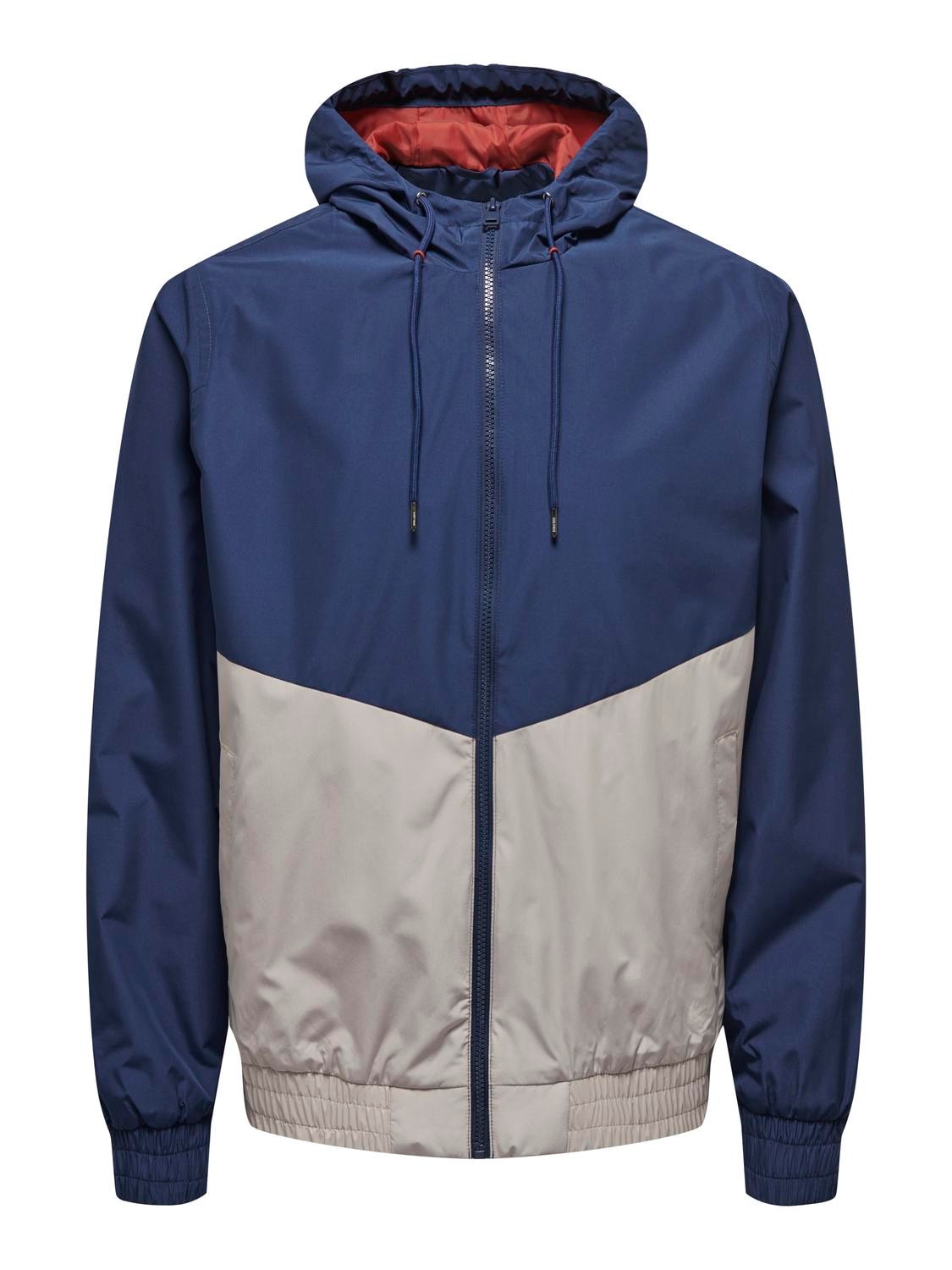 ONLY & SONS Hood Jacket -Naval Academy - 22027457