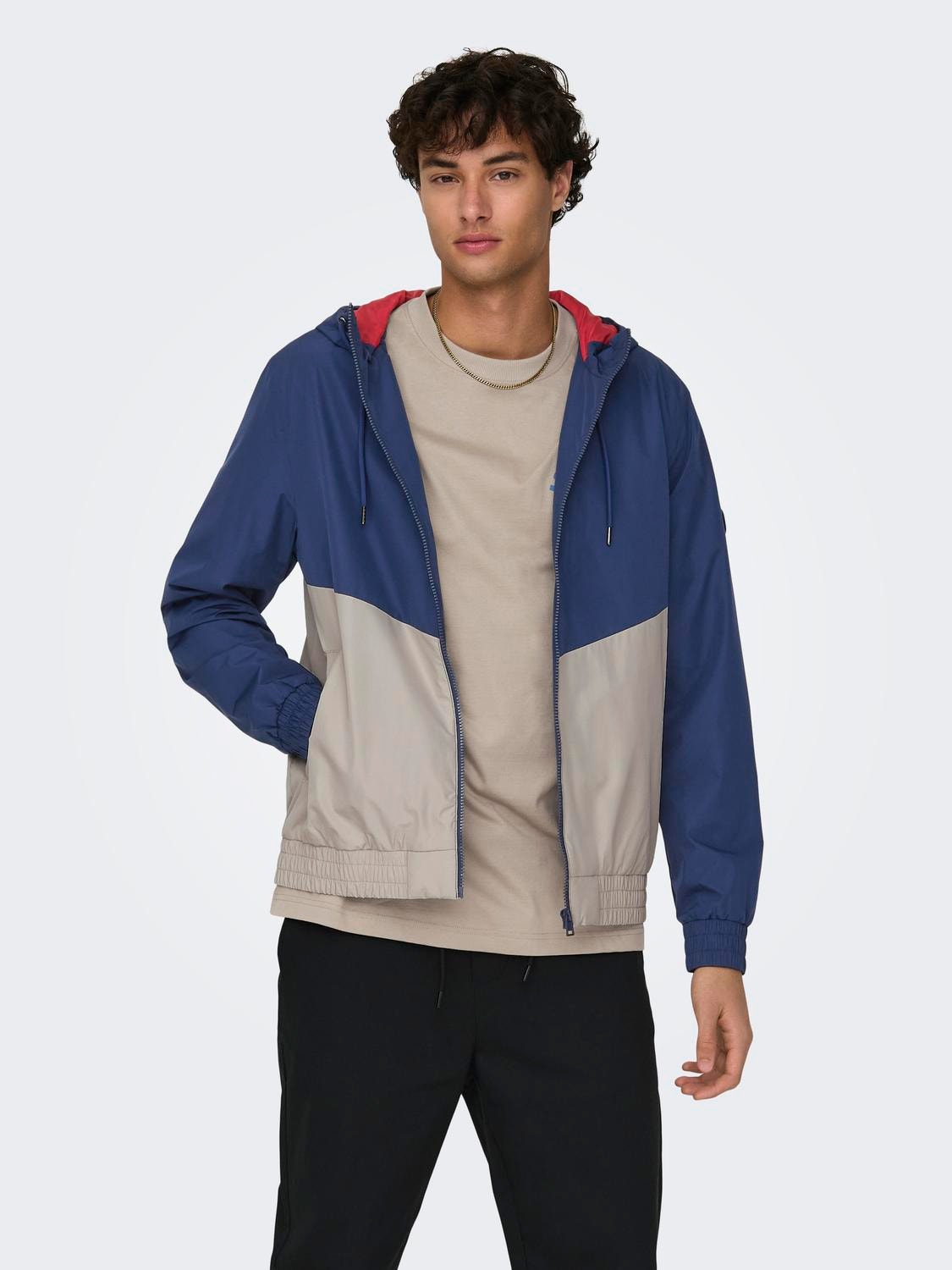 ONLY & SONS Hood Jacket -Naval Academy - 22027457