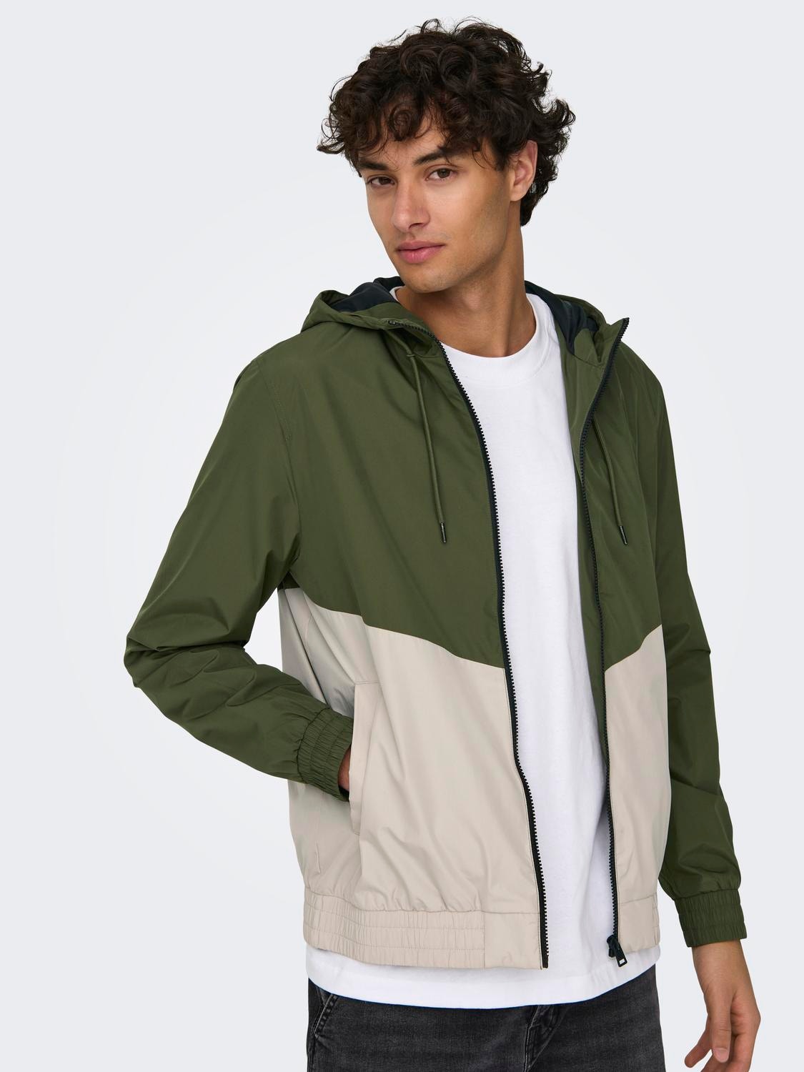 ONLY & SONS Chaquetas Capucha -Olive Night - 22027457