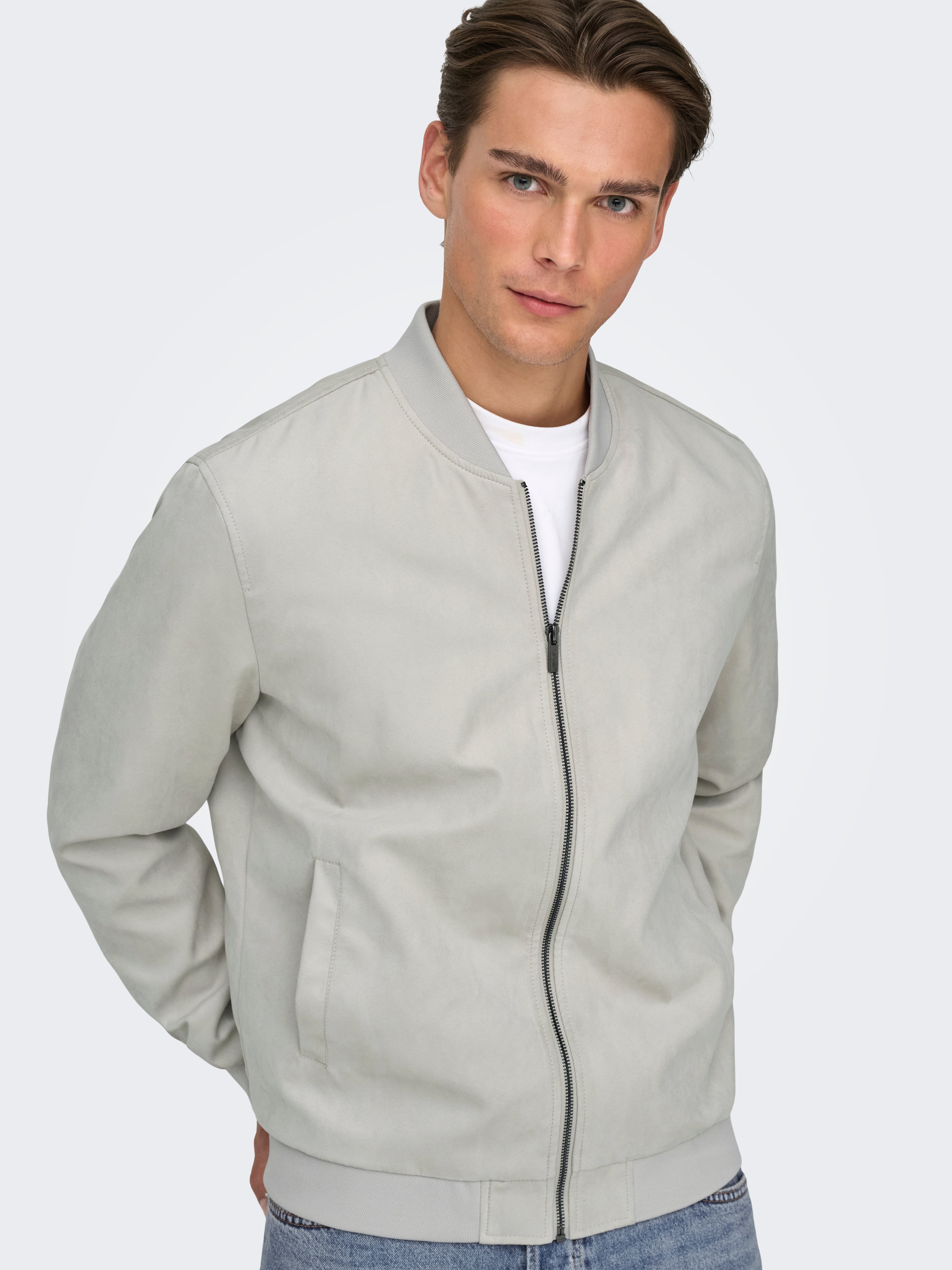 ONSLUCAS Veste bomber Gris clair ONLY SONS®