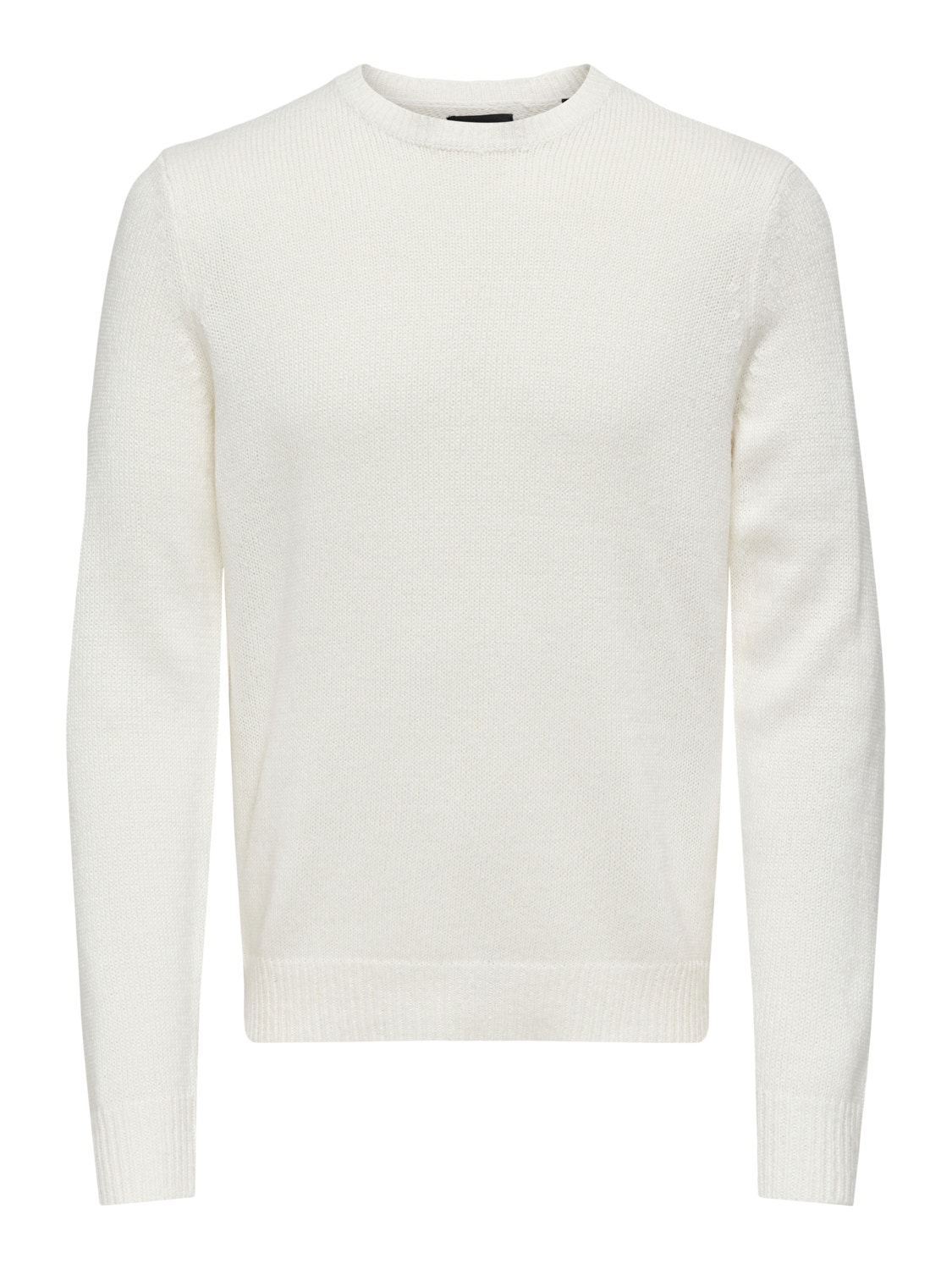 ONLY & SONS Rundhals Pullover -Cloud Dancer - 22027486