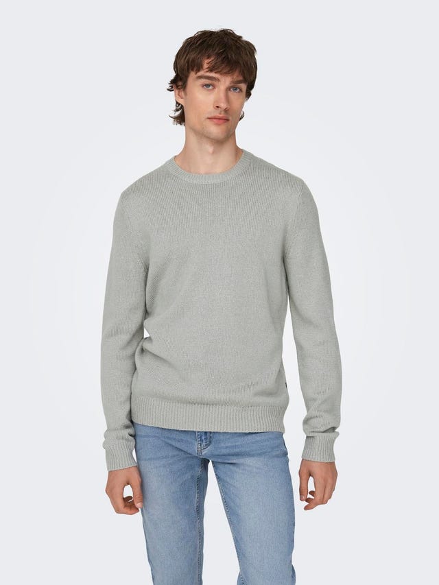 ONLY & SONS Round Neck Pullover - 22027486