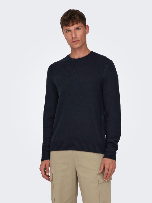 ONLY & SONS Rundhals Pullover - 22027486