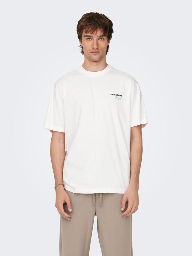 ONLY & SONS Oversized o-neck t-shirt - 22027495