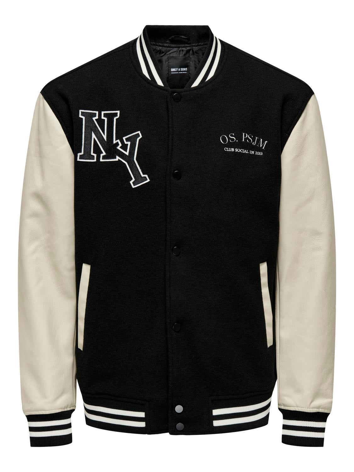 ONSJAY Bomber jacket Black ONLY SONS