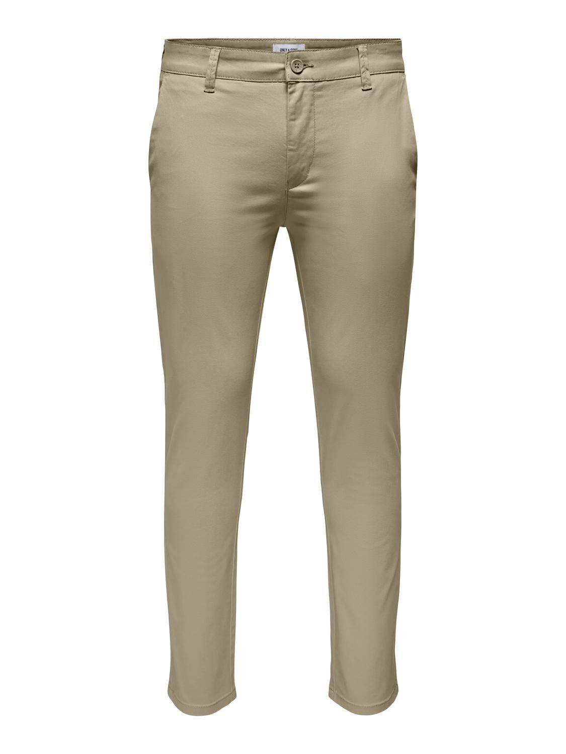 ONLY & SONS Classic chino pants -Chinchilla - 22027773