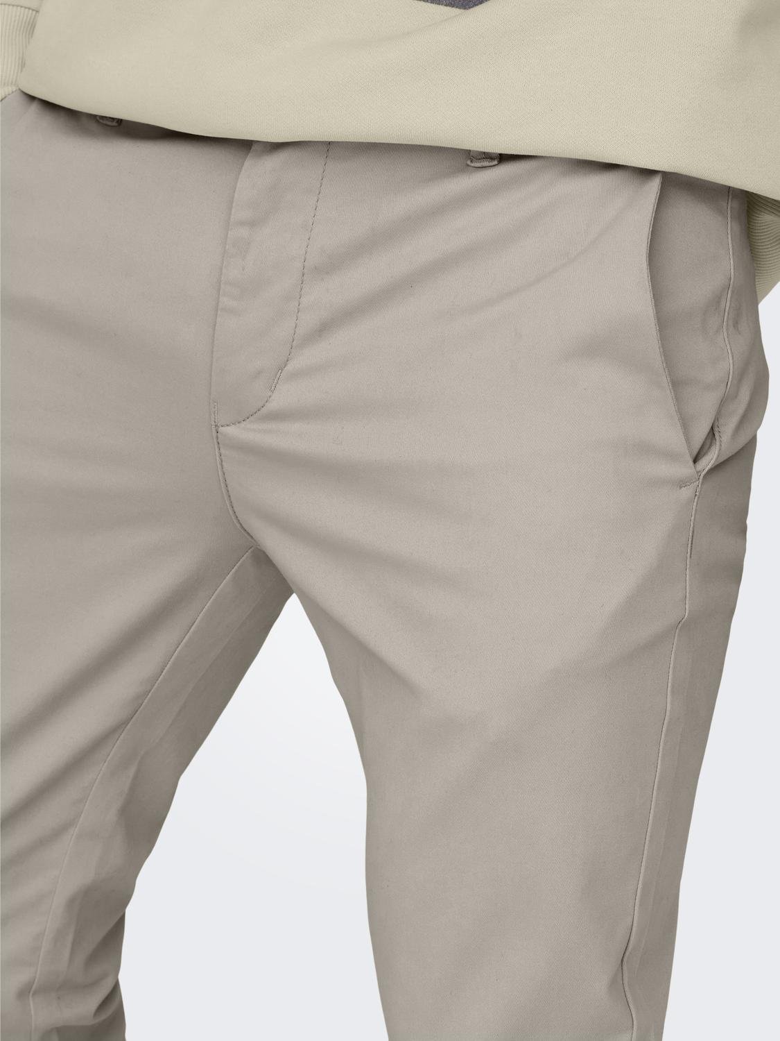 Silver chinos store