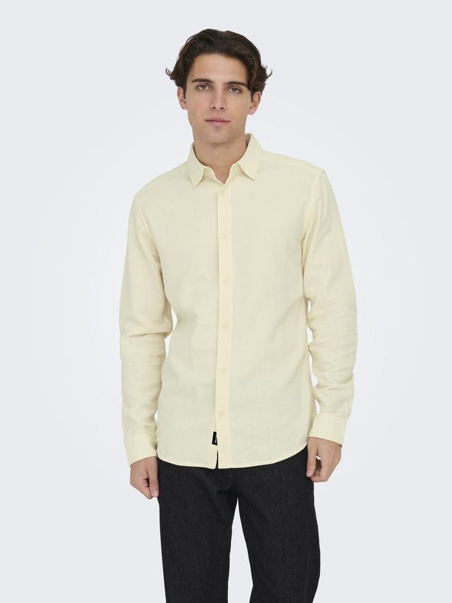 ONLY & SONS Regular fit Overhemd kraag Overhemd - 22027786