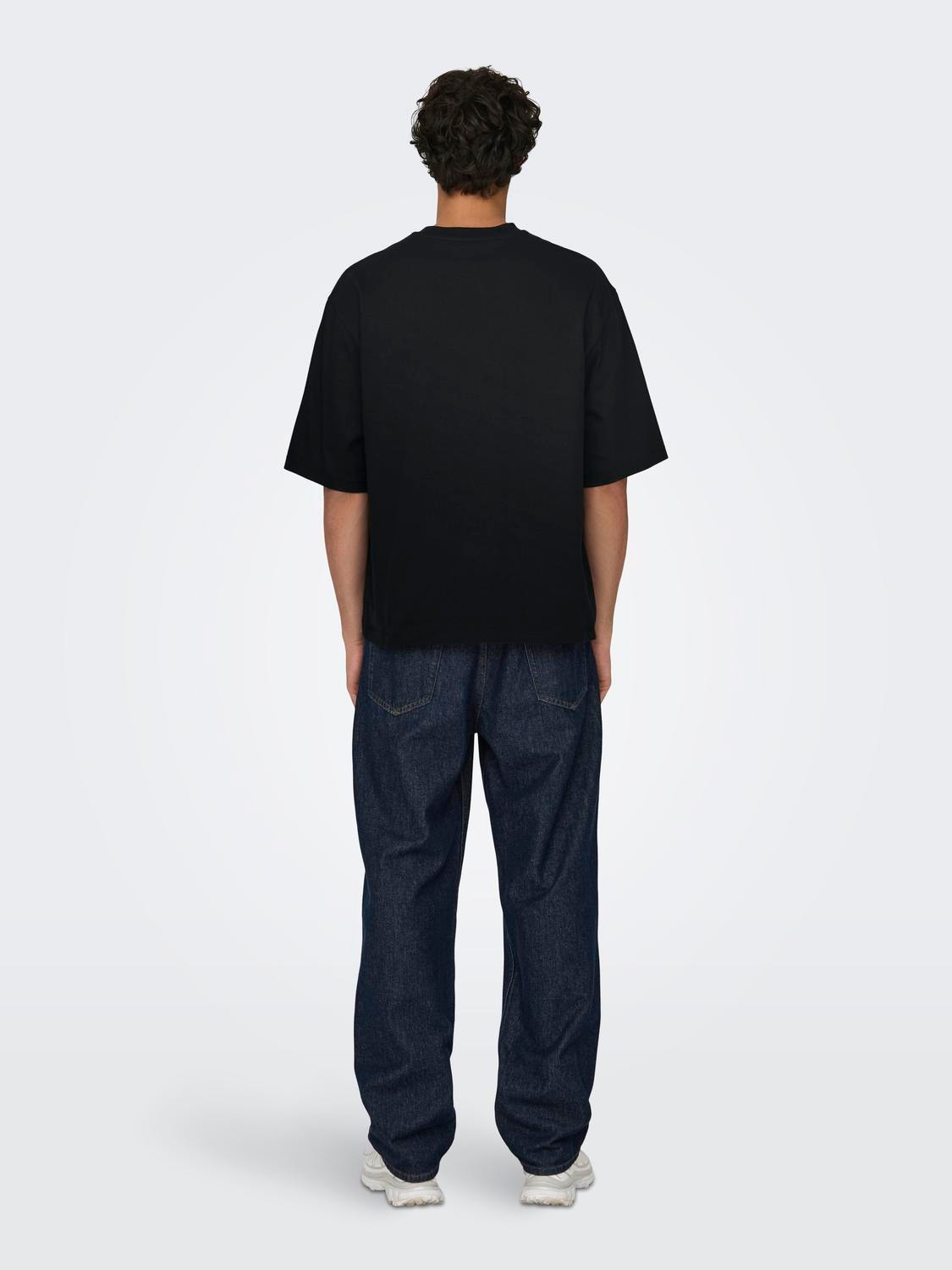 ONLY & SONS Camisetas Corte oversized Cuello redondo -Black - 22027787