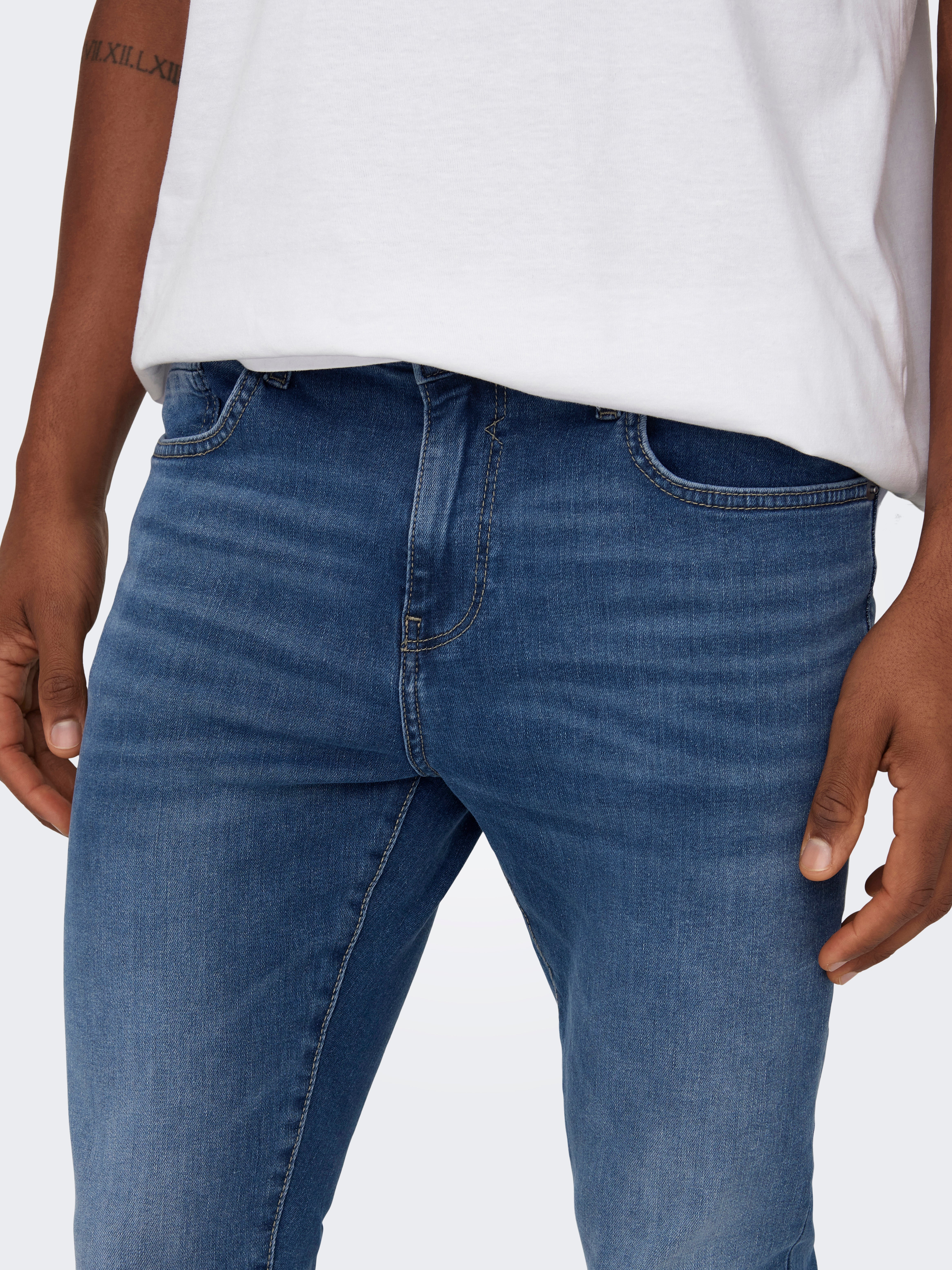 ONSFly Spray Denim Jeans | Mittelblau | ONLY & SONS®