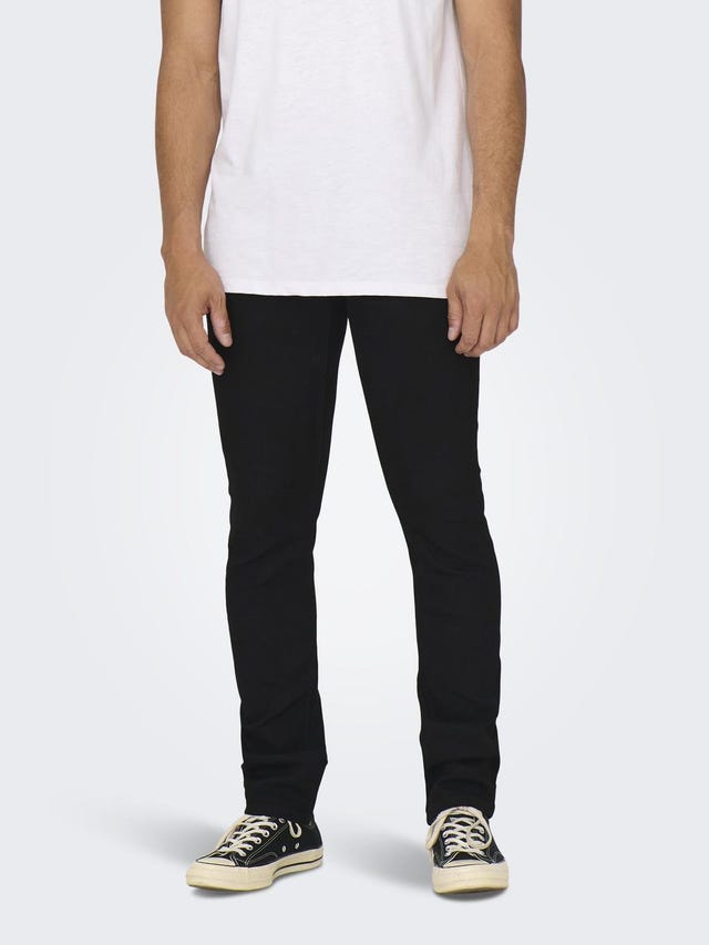 ONLY & SONS Slim Fit Mid Rise Jeans - 22027899