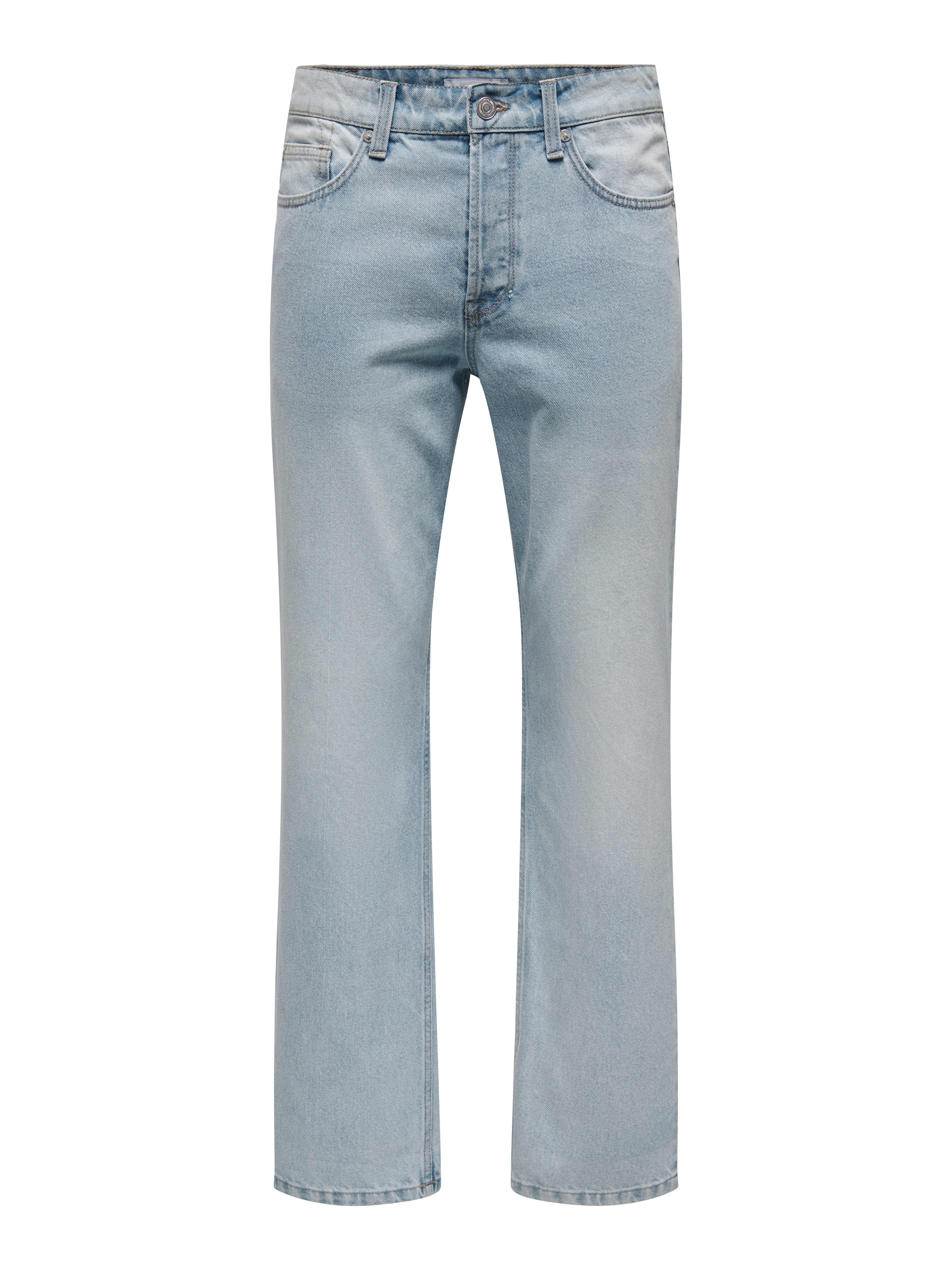 ONSEDGE ORG. STRAIGHT 7901 EY BOX JEANS | Light Blue | ONLY & SONS®