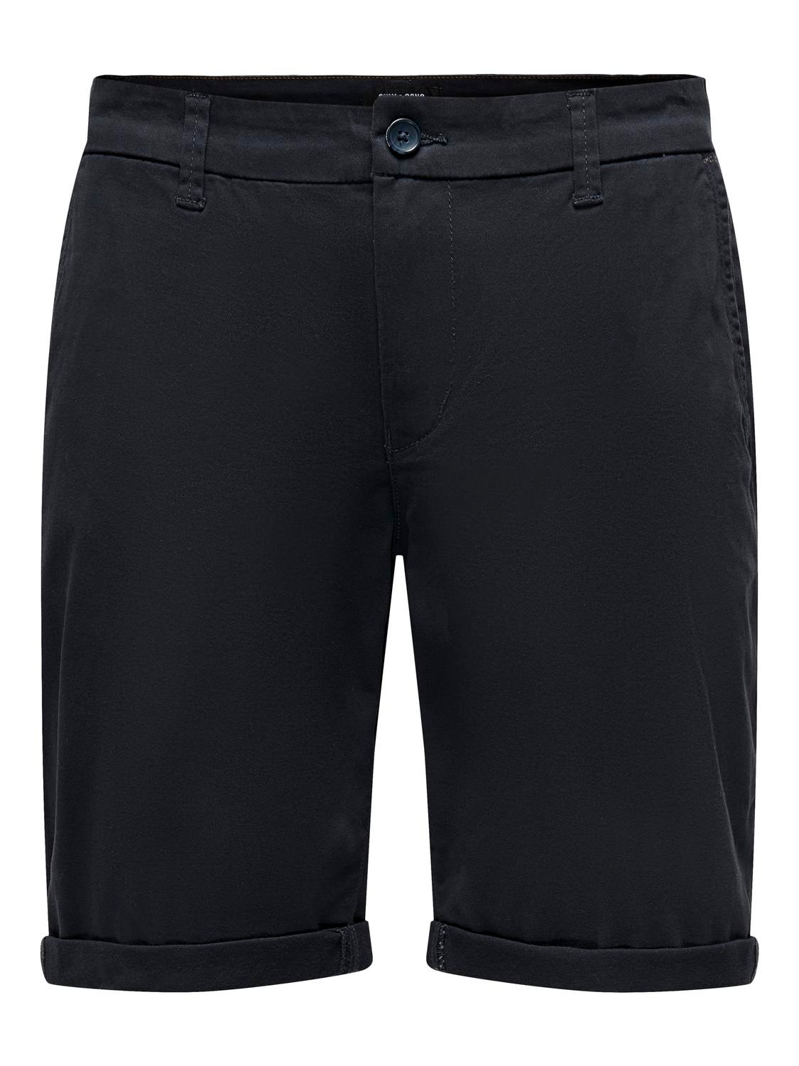 ONLY & SONS Normal passform Shorts -Dark Navy - 22027905