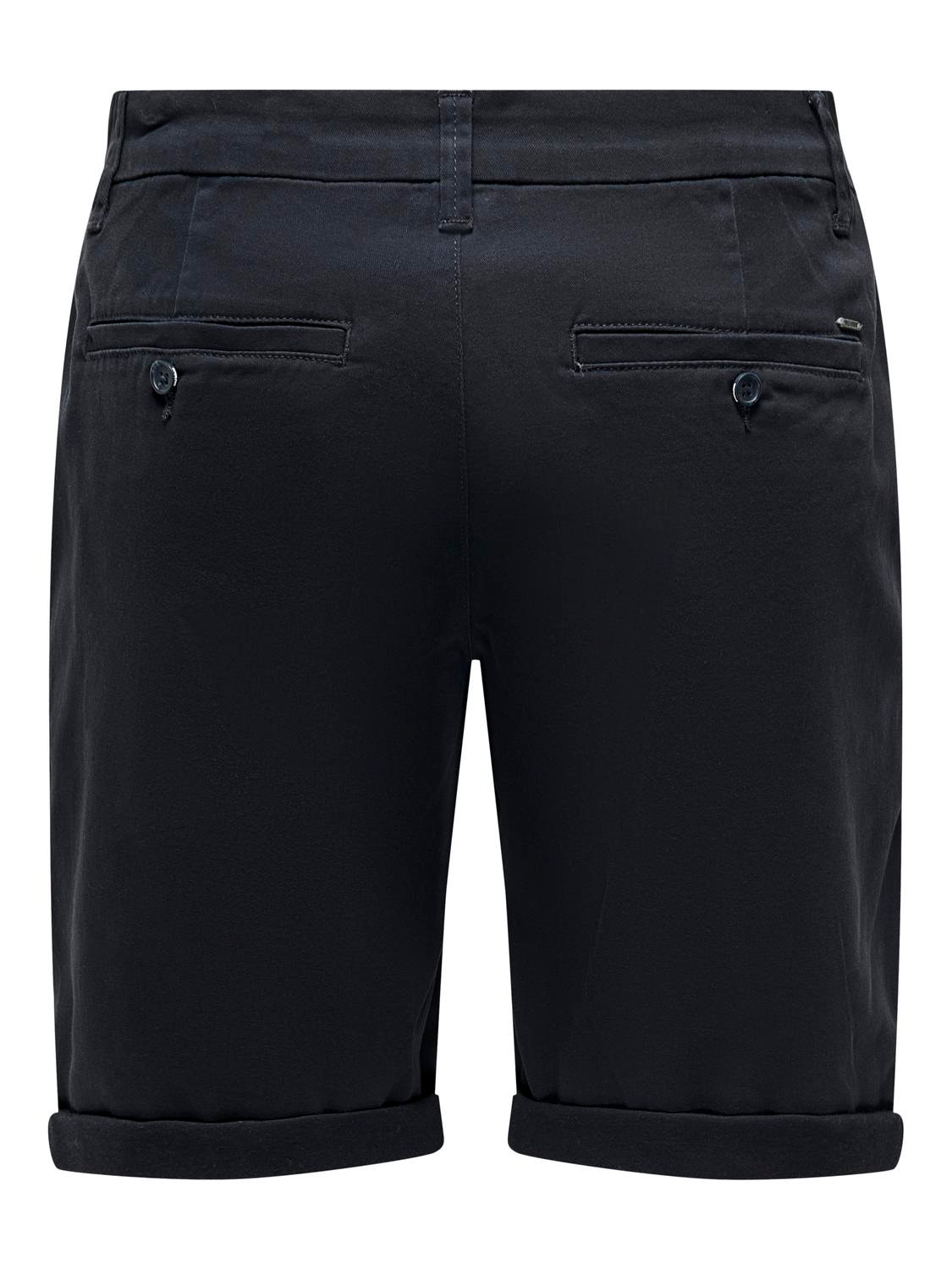 ONLY & SONS Normal geschnitten Shorts -Dark Navy - 22027905