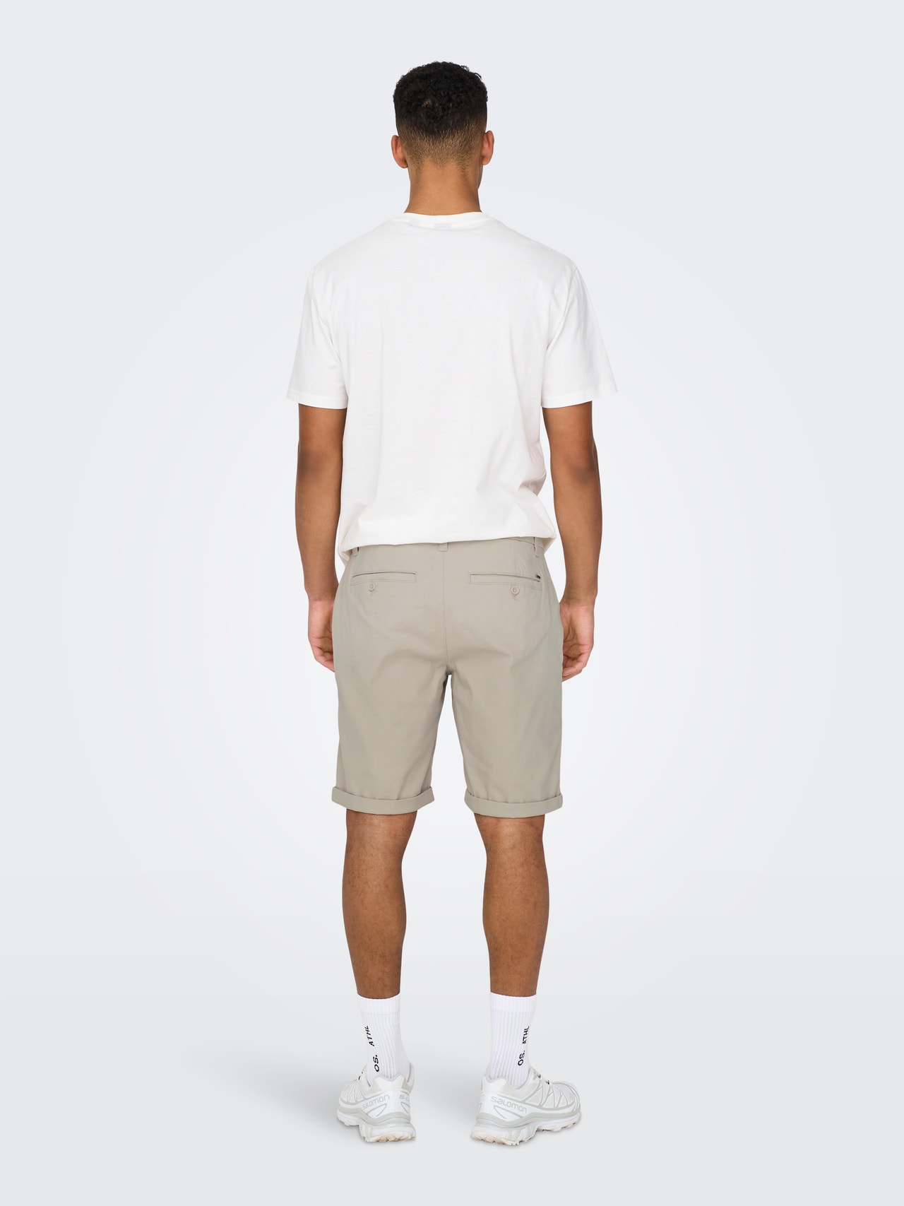 ONLY & SONS Normal geschnitten Shorts -Silver Lining - 22027905
