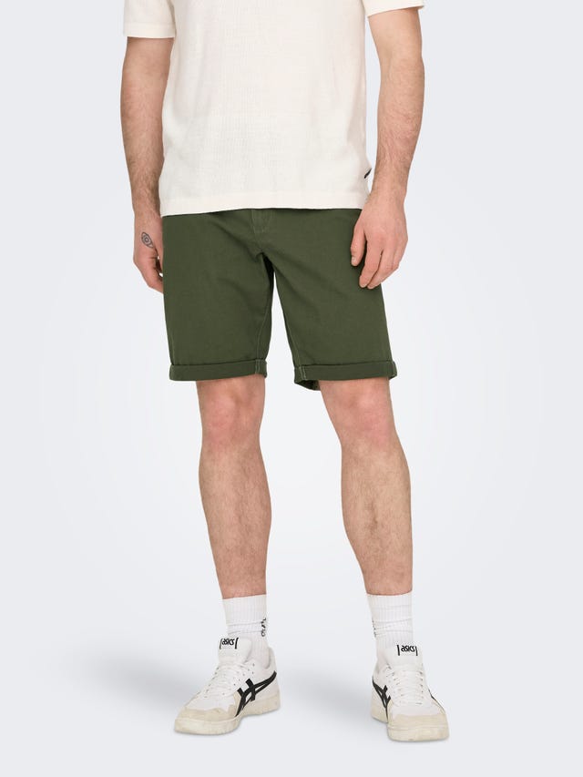 ONLY & SONS Normal geschnitten Shorts - 22027905