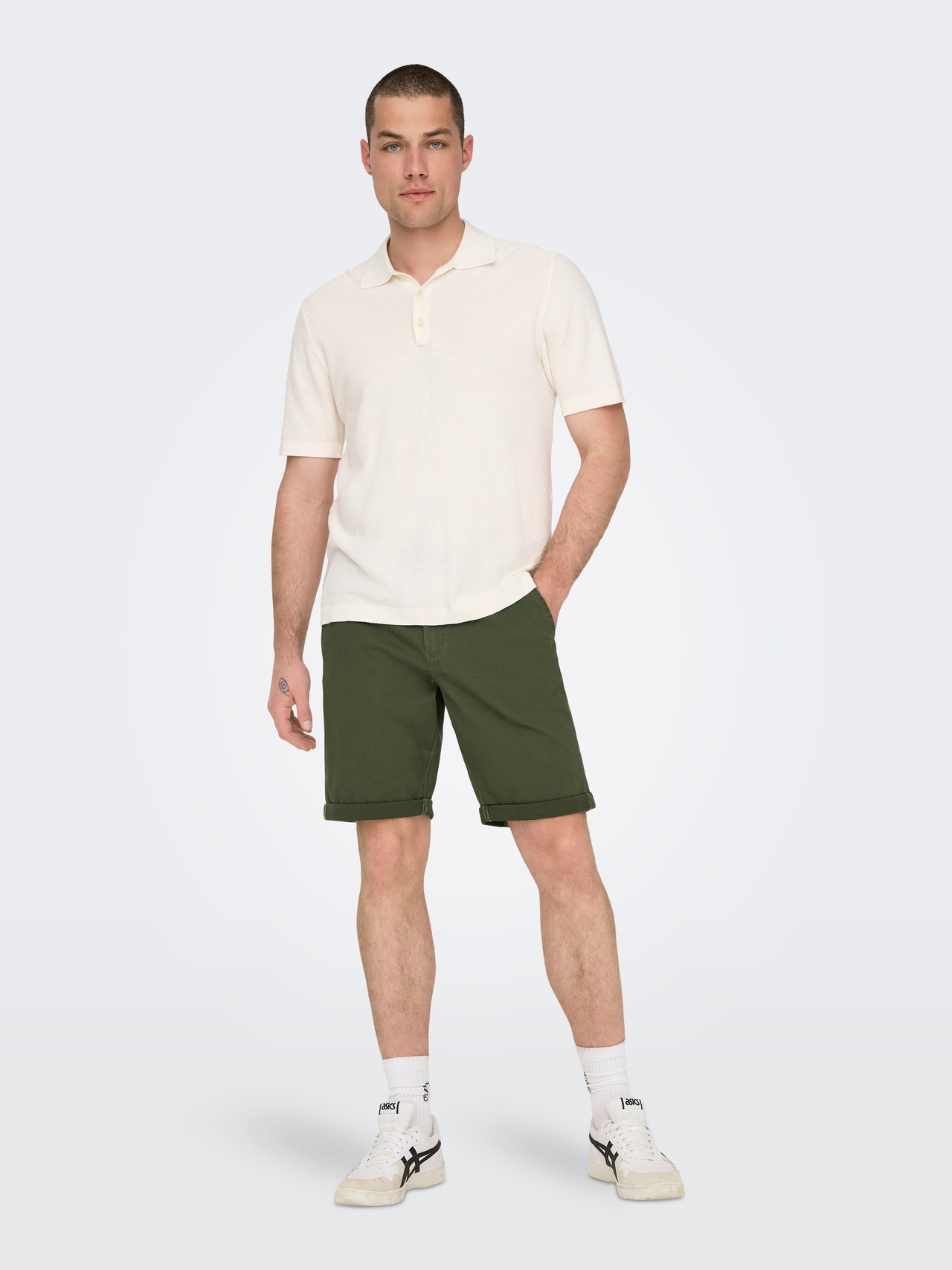 ONLY & SONS Normal geschnitten Shorts -Olive Night - 22027905