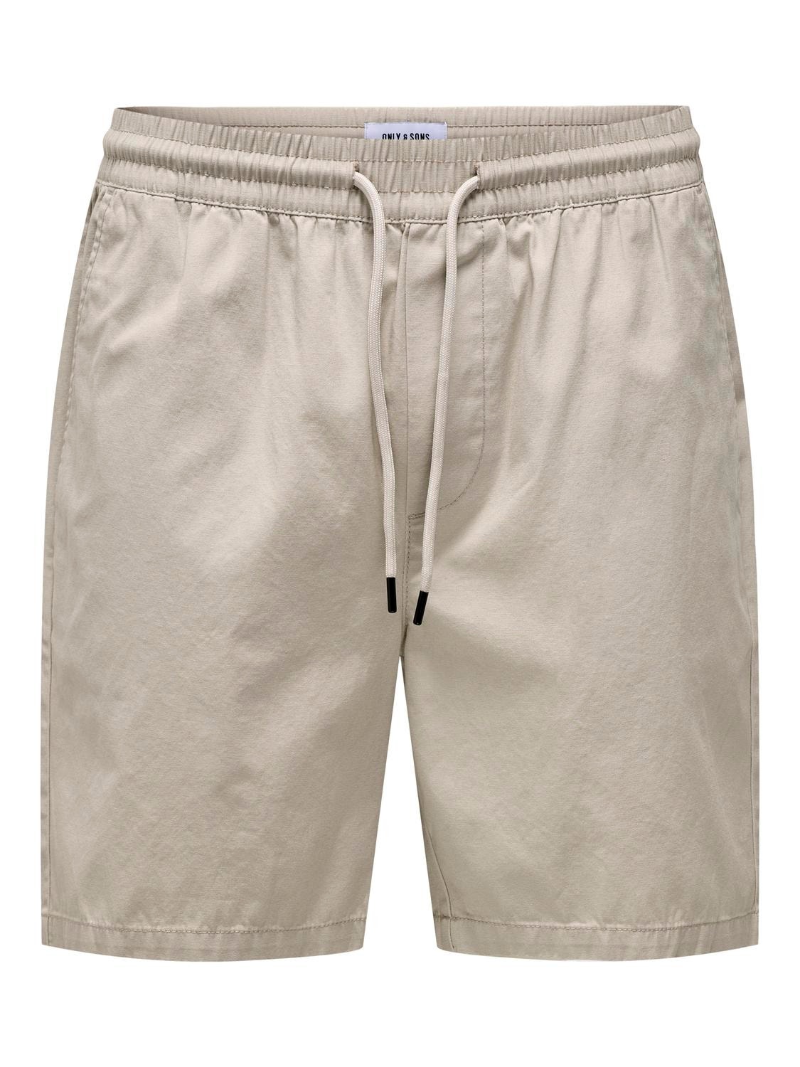 ONLY & SONS Normal passform Shorts -Silver Lining - 22027949