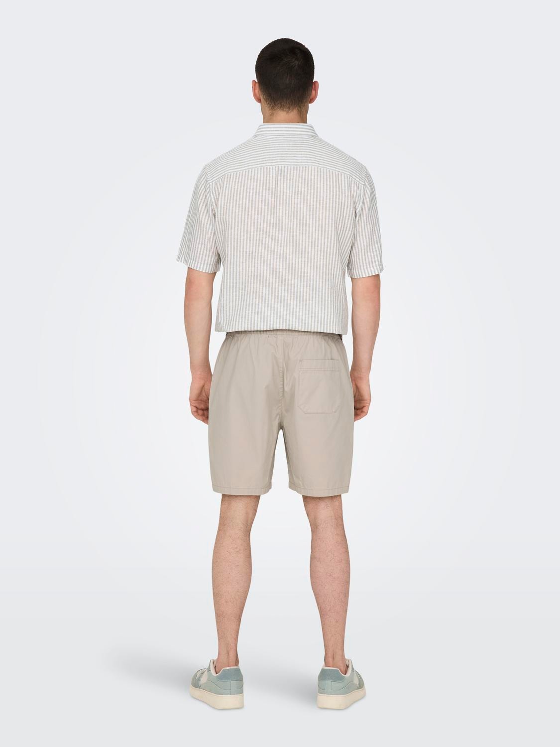 ONLY & SONS Shorts Regular Fit -Silver Lining - 22027949