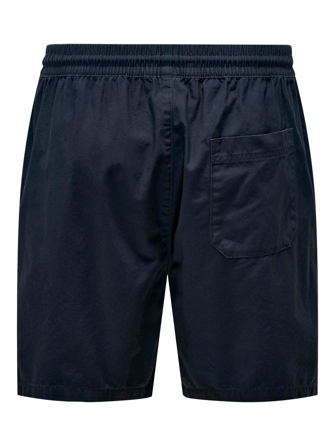 ONLY & SONS Normal geschnitten Shorts -Dark Navy - 22027949