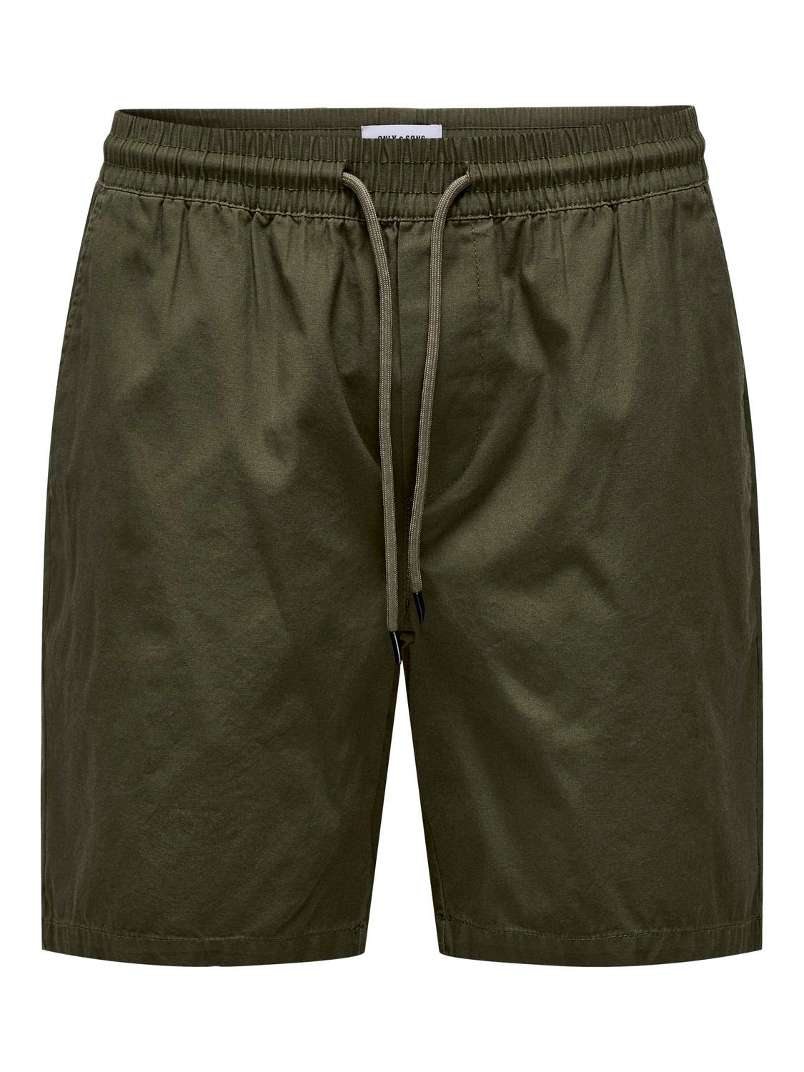 ONLY & SONS Regular Fit Shorts -Olive Night - 22027949