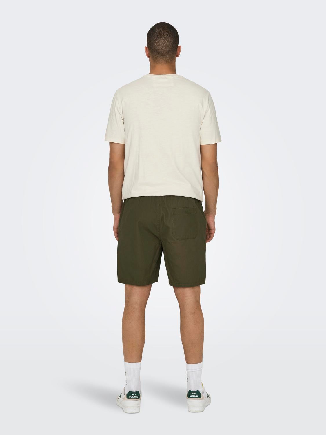 ONLY & SONS Normal passform Shorts -Olive Night - 22027949