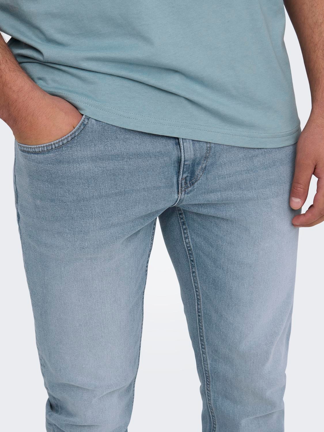 ONLY & SONS Slim Fit Jeans -Light Blue Denim - 22027992