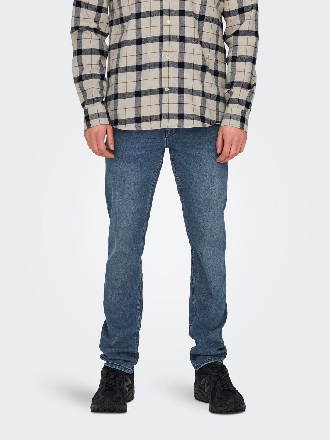 ONLY & SONS Jeans Slim Fit -Medium Blue Denim - 22027993