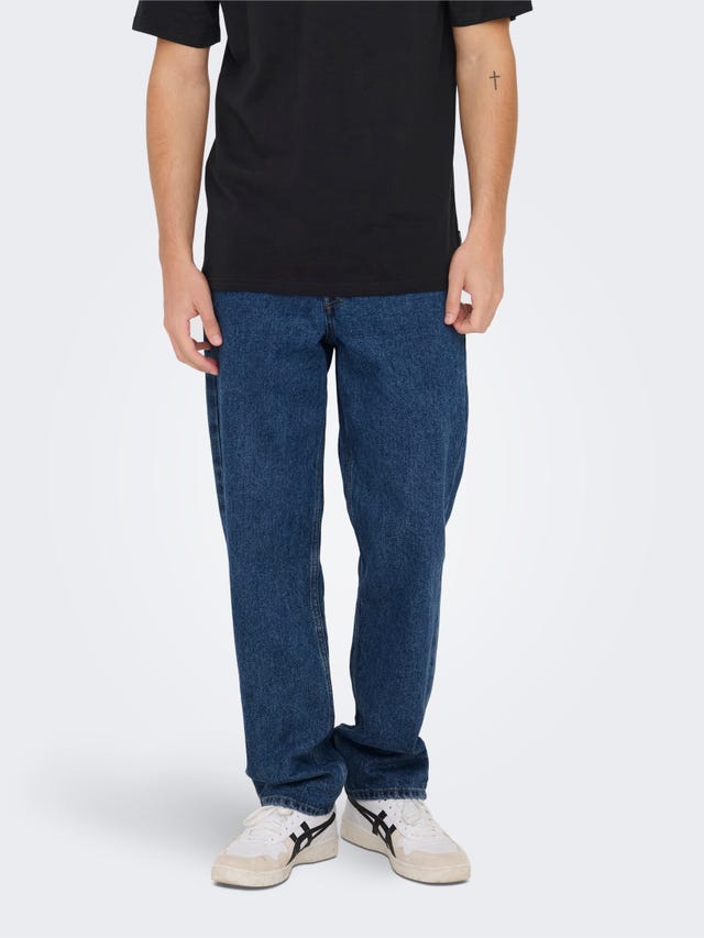 Only & Sons heren Slim-fit jeans Onsloom Slim Jax Mbd 9137 Dcc Dnm Noos Only & Sons heren Slim-fit jeans Onsloom Slim Jax Mbd 9137 Dcc Dnm Noos