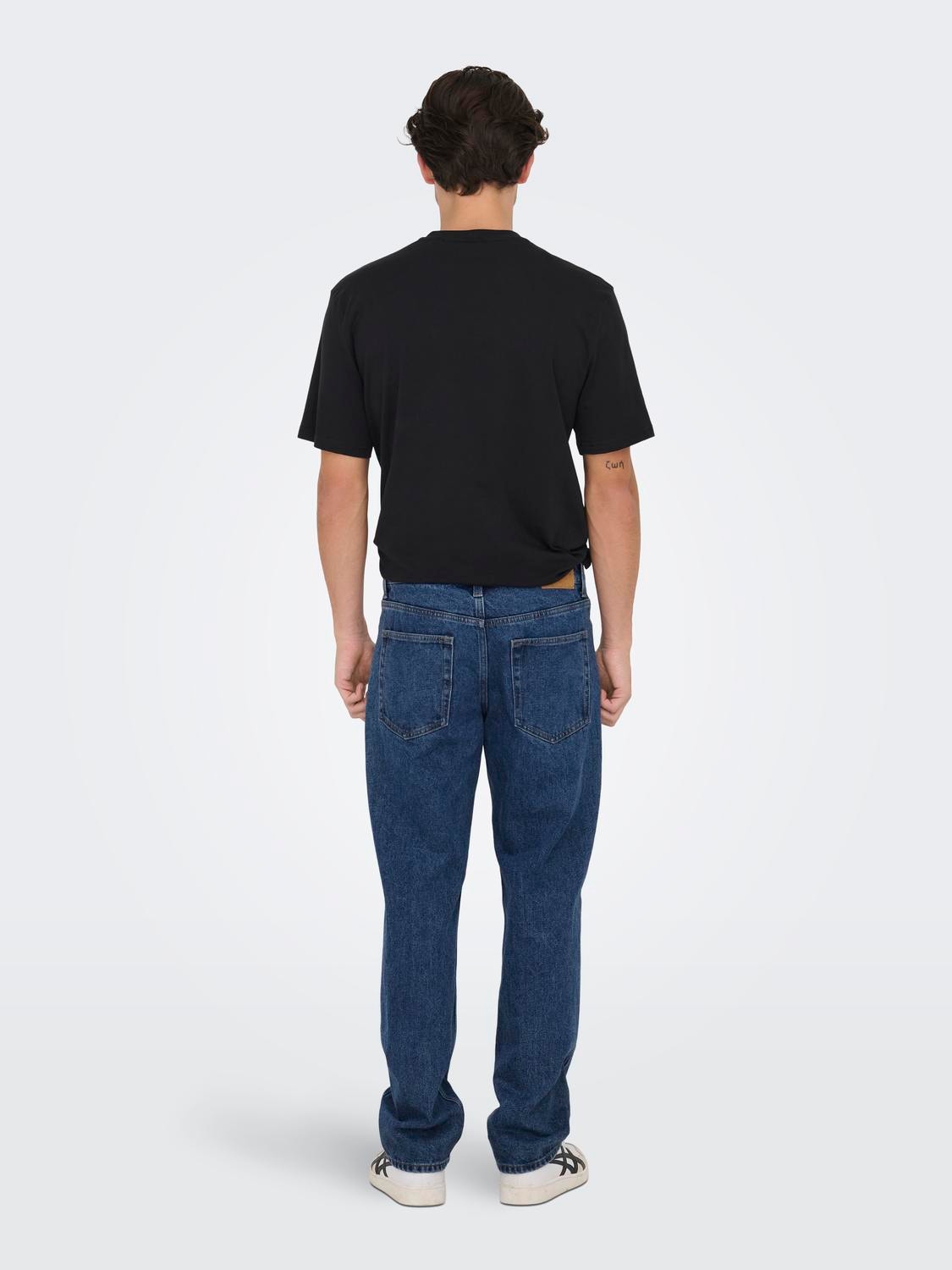 ONLY & SONS Gerade geschnitten Jeans -Medium Blue Denim - 22028003