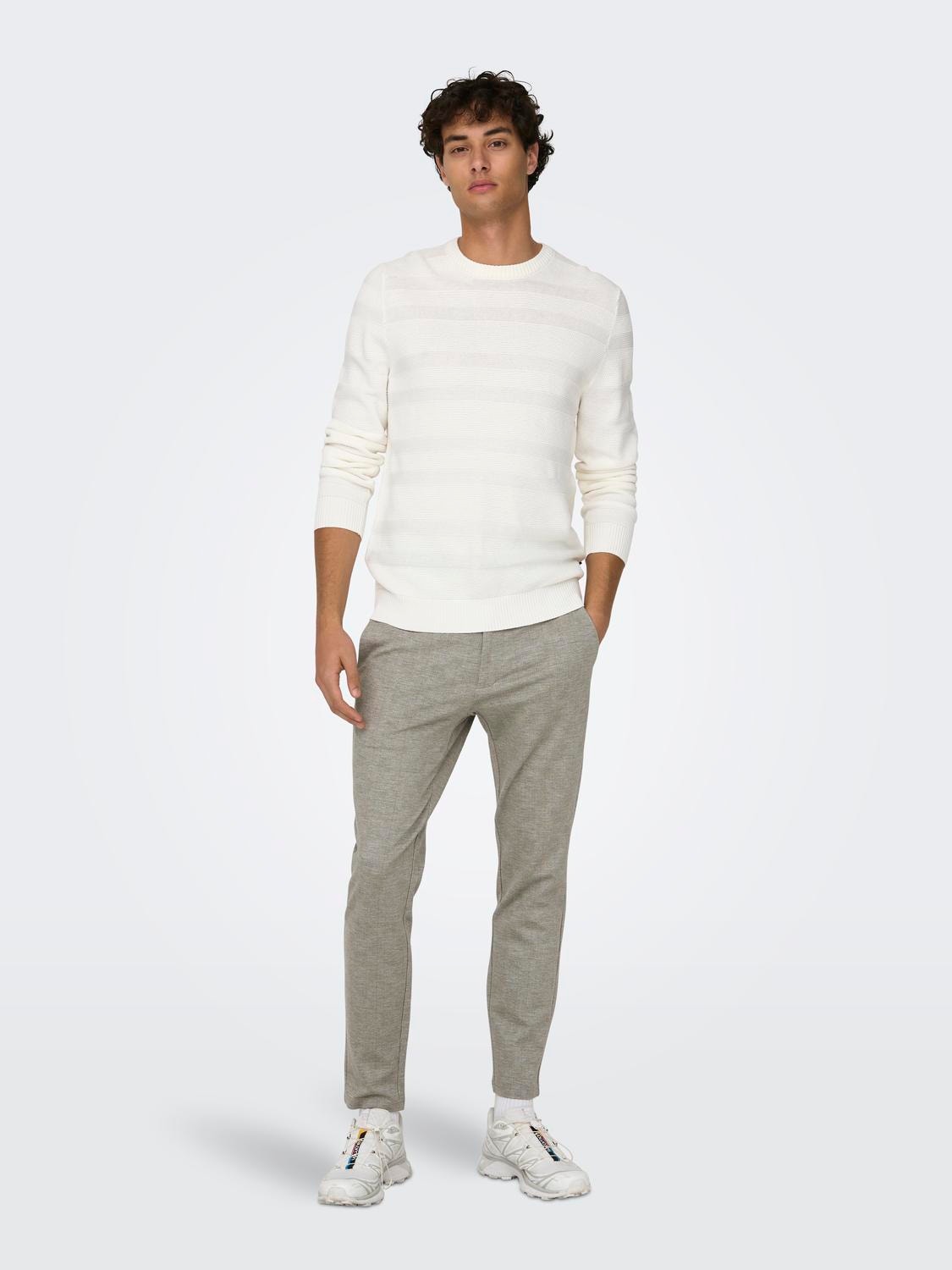 ONLY & SONS Classic chinos -Chinchilla - 22028113